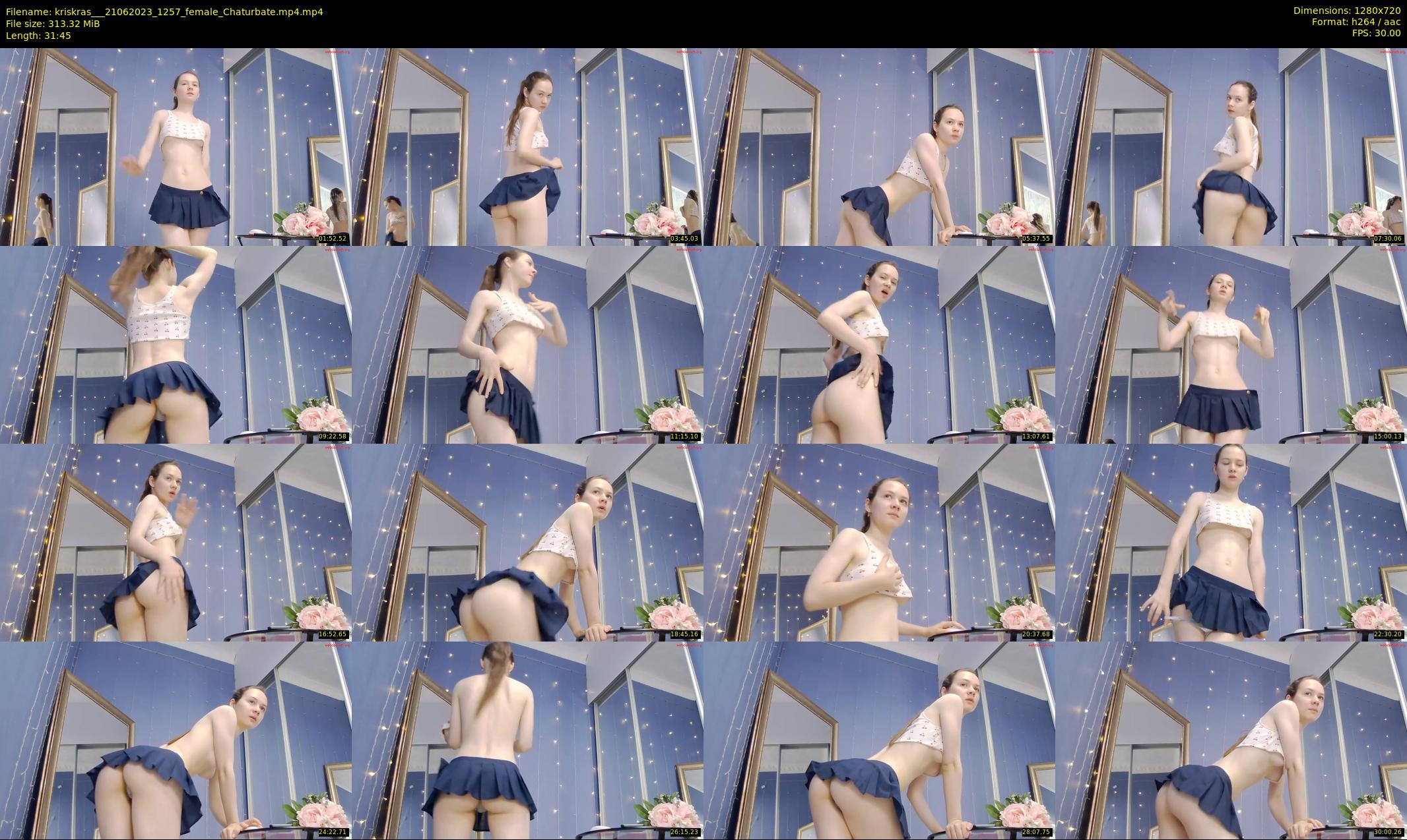 kriskras__ — 32 minute Chaturbate female cam show recording, 720p, Jun 21, 2023