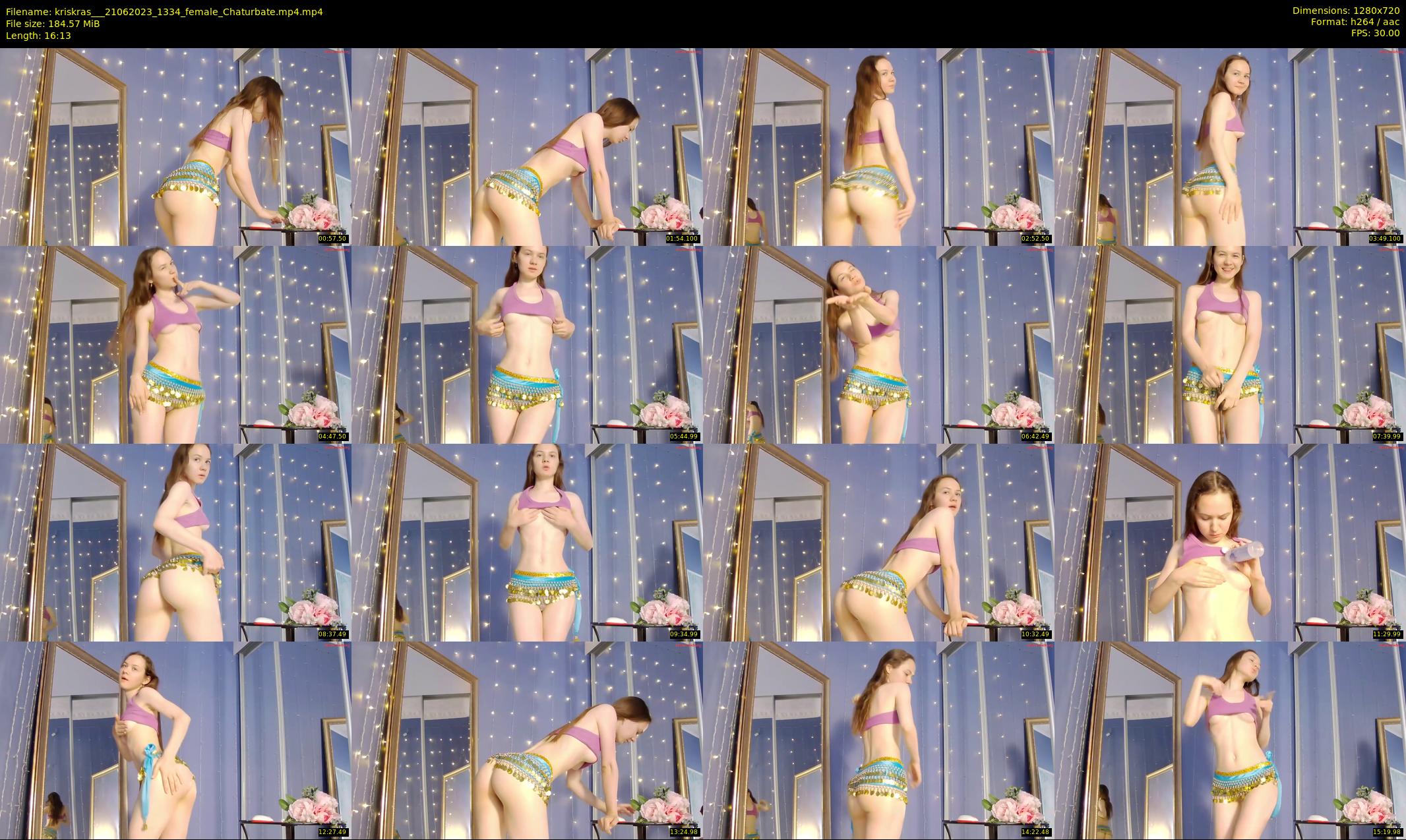 kriskras__ — 17 minute Chaturbate female cam show recording, 720p, Jun 21, 2023