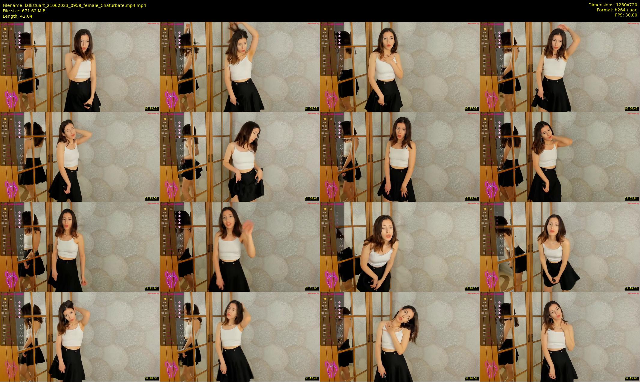 lallistuart — 43 minute Chaturbate female cam show recording, 720p, Jun 21, 2023