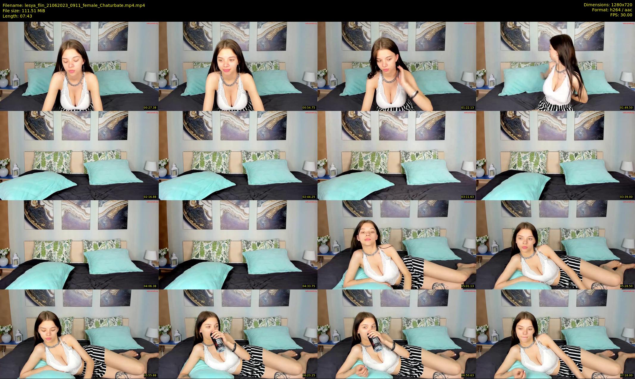 lesya_flin — 8 minute Chaturbate female cam show recording, 720p, Jun 21, 2023