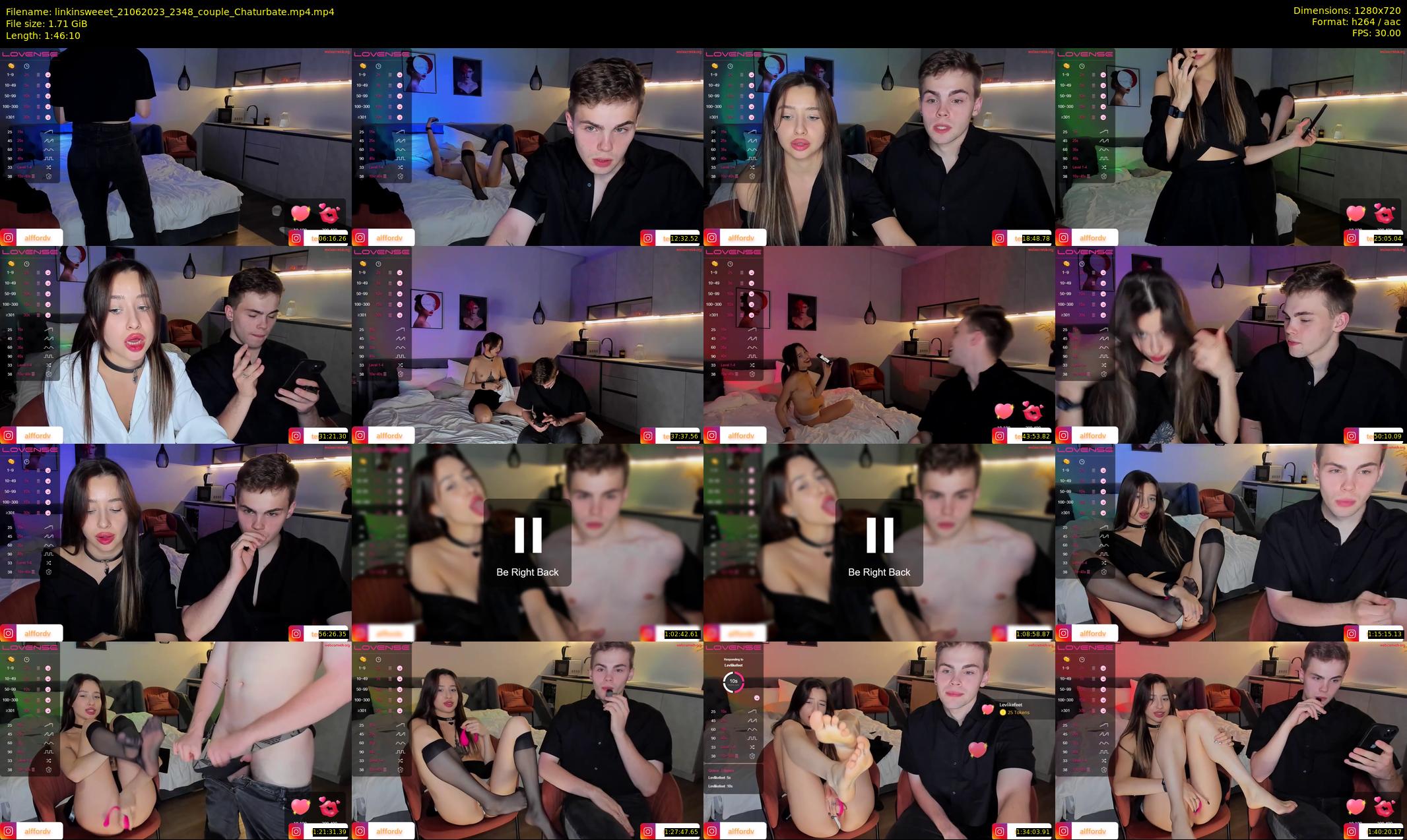 linkinsweeet — 107 minute Chaturbate couple cam show recording, 720p, Jun 21, 2023