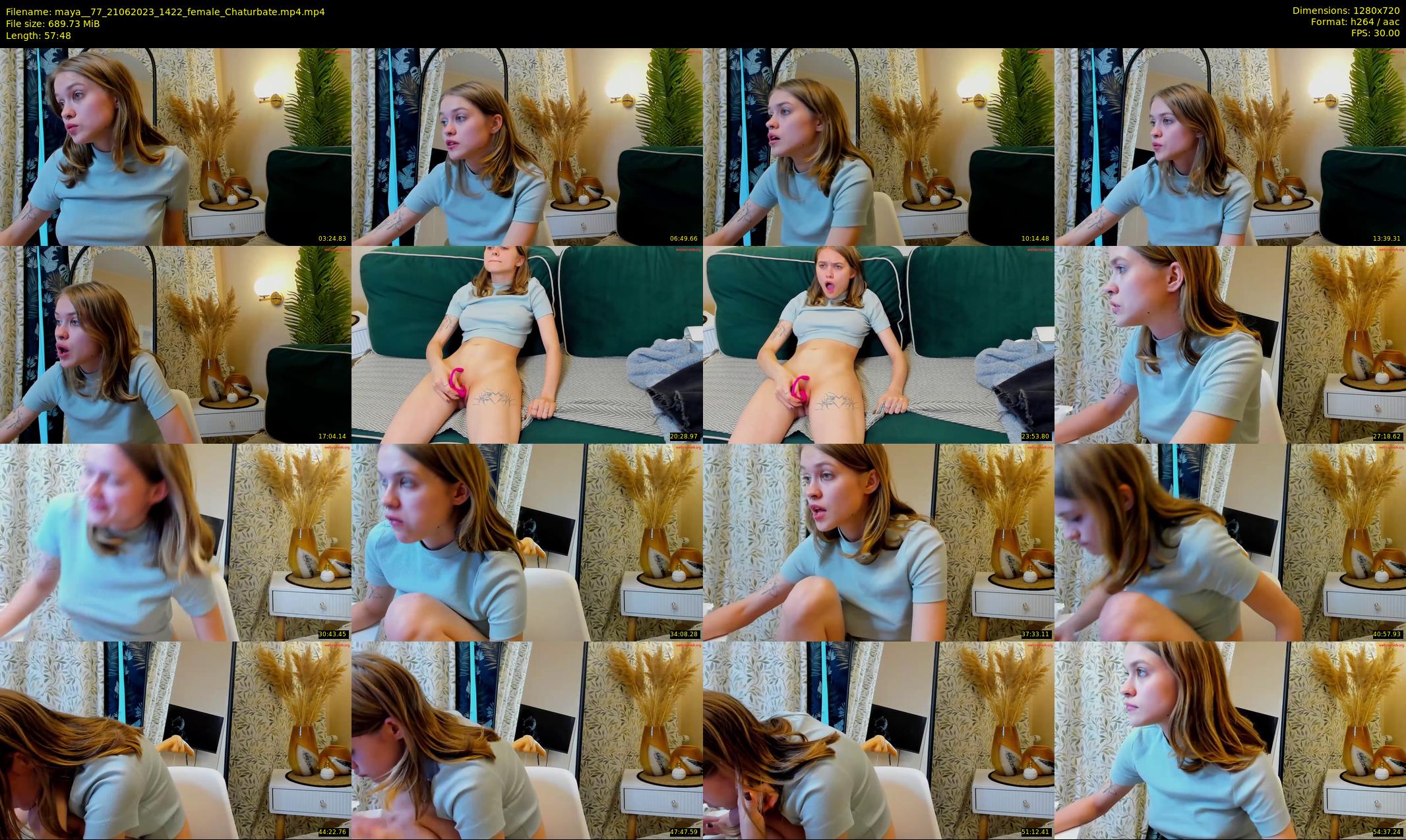 maya__77 — 58 minute Chaturbate female cam show recording, 720p, Jun 21, 2023
