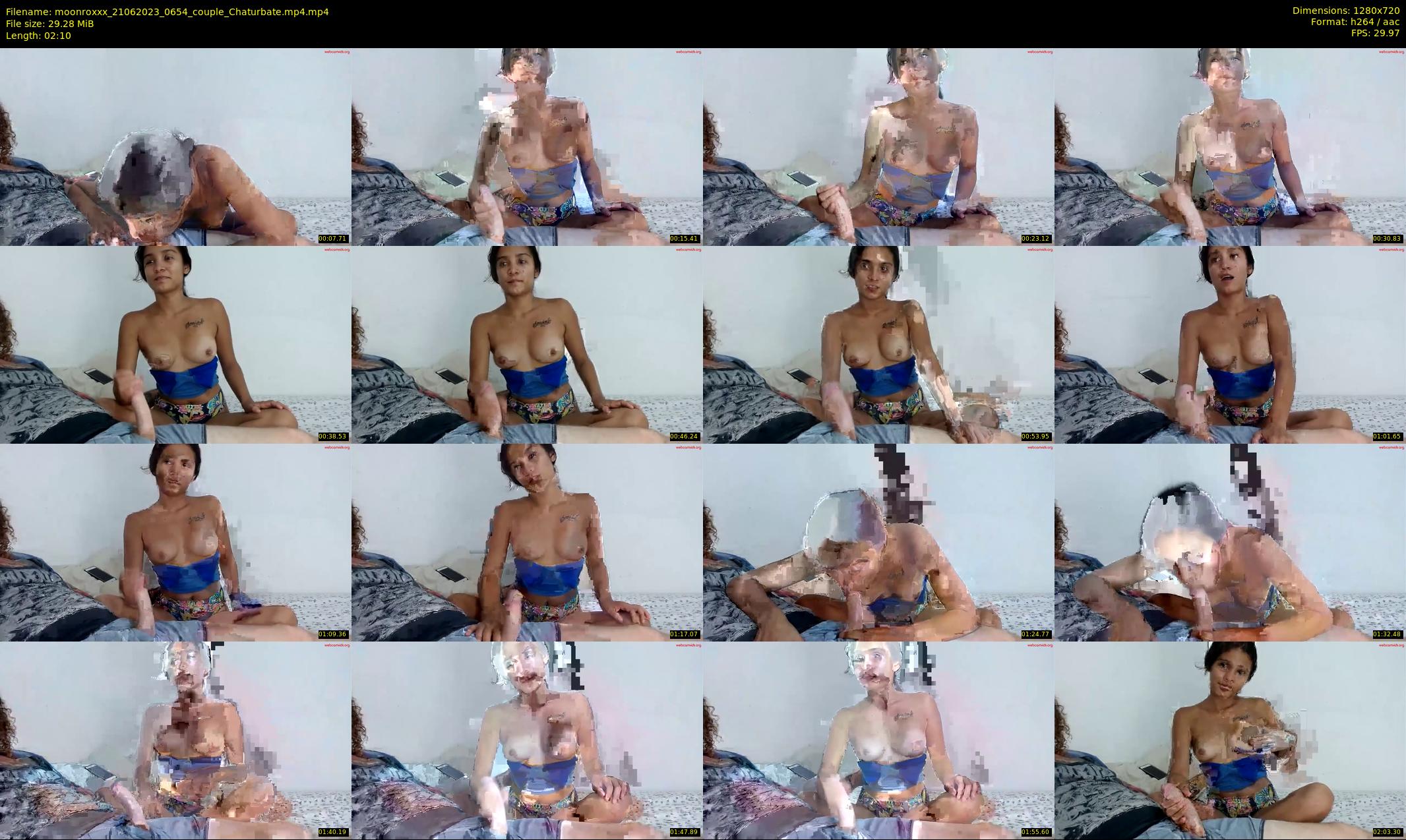 moonroxxx — 3 minute Chaturbate couple cam show recording, 720p, Jun 21, 2023