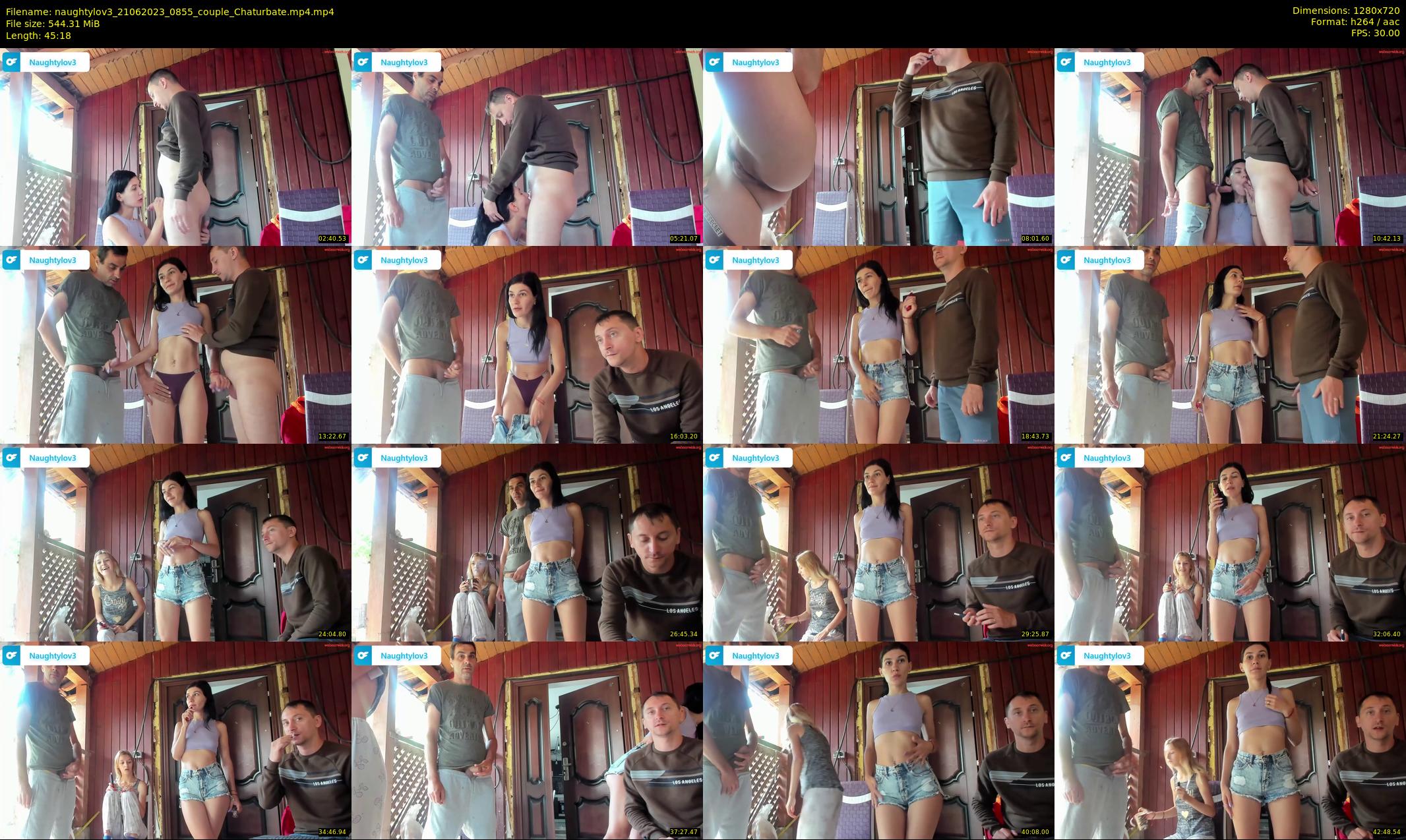 naughtylov3 — 46 minute Chaturbate couple cam show recording, 720p, Jun 21, 2023