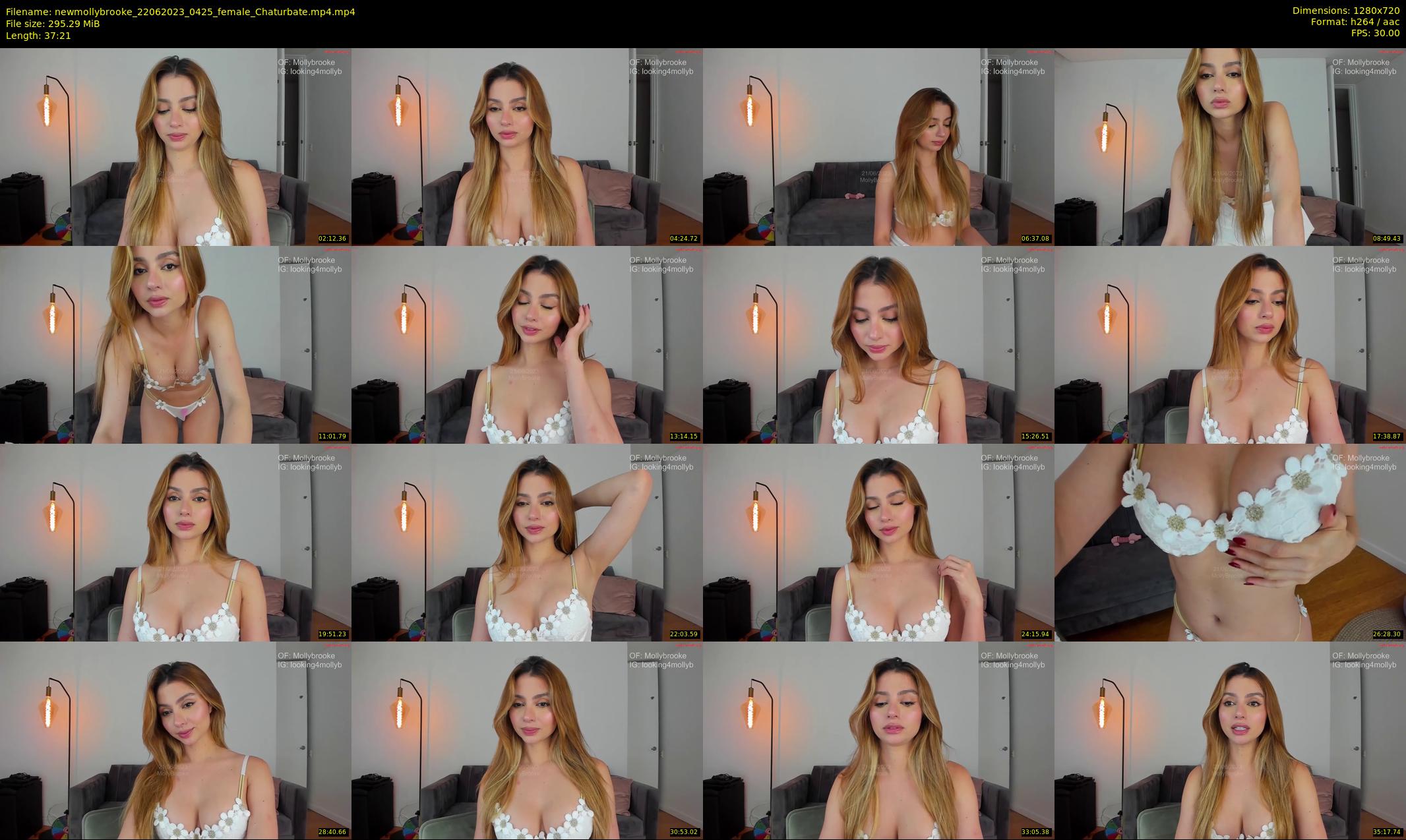 newmollybrooke — 38 minute Chaturbate female cam show recording, 720p, Jun 22, 2023