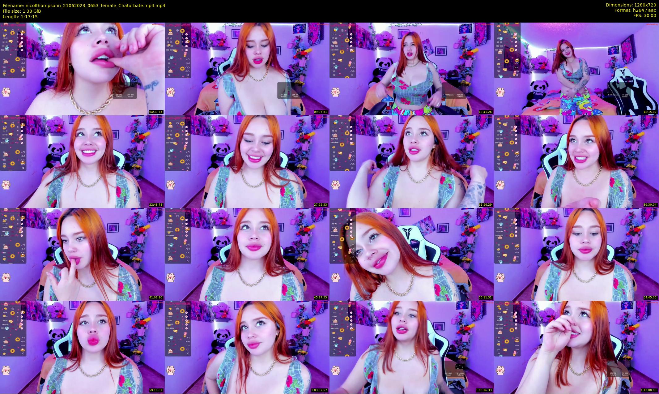 nicolthompsonn — 78 minute Chaturbate female cam show recording, 720p, Jun 21, 2023