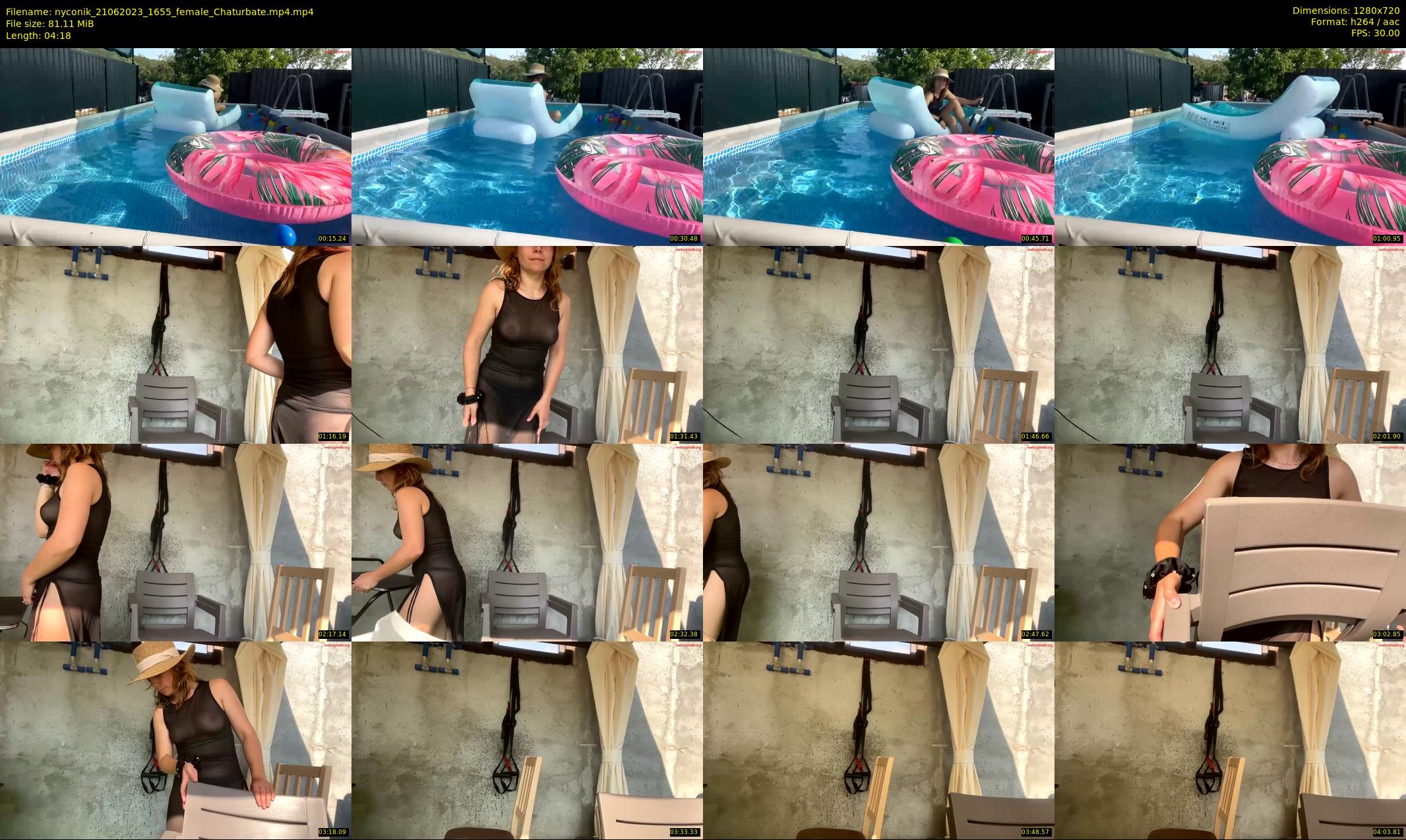 nyconik — 5 minute Chaturbate female cam show recording, 720p, Jun 21, 2023