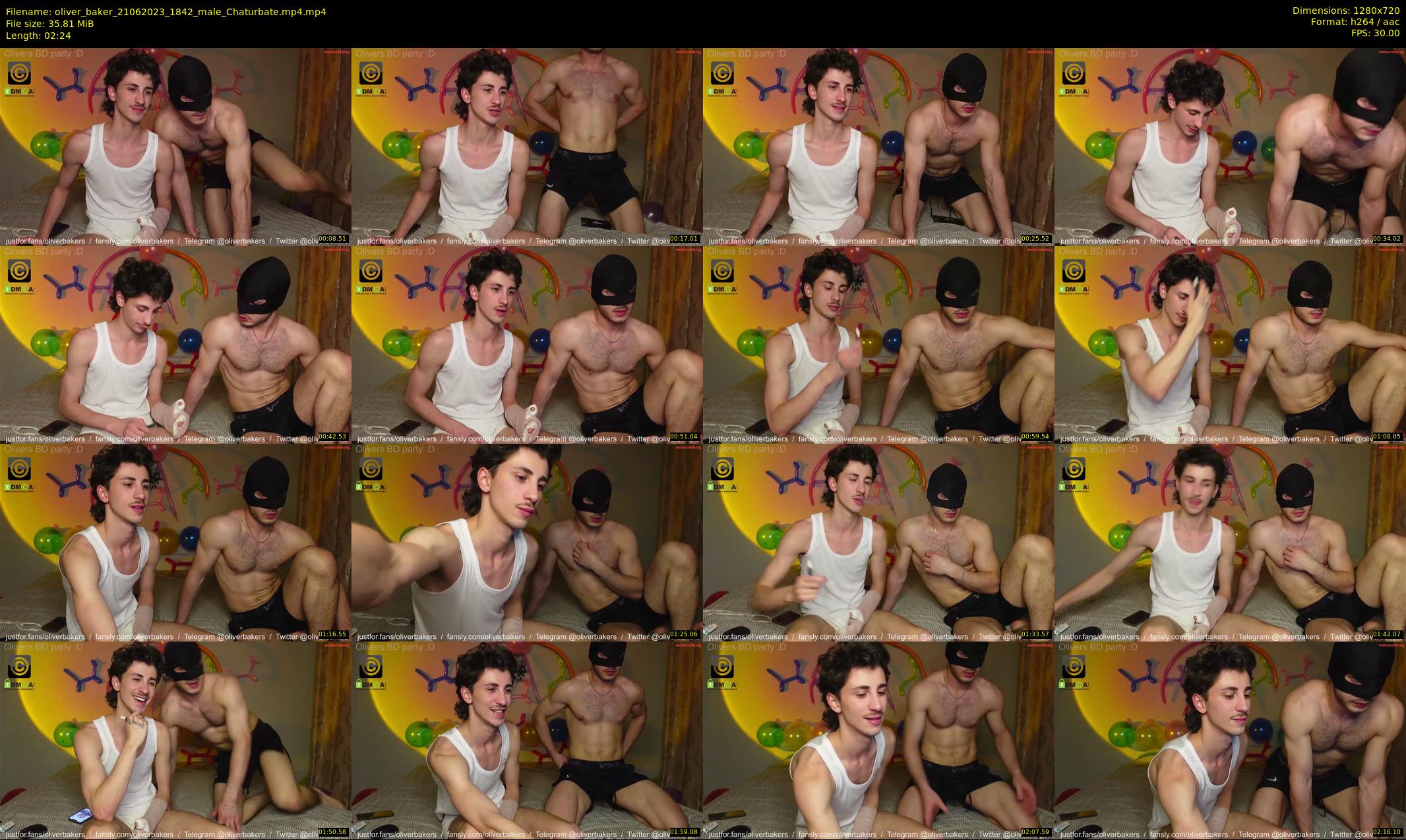 oliver_baker — 3 minute Chaturbate male cam show recording, 720p, Jun 21, 2023