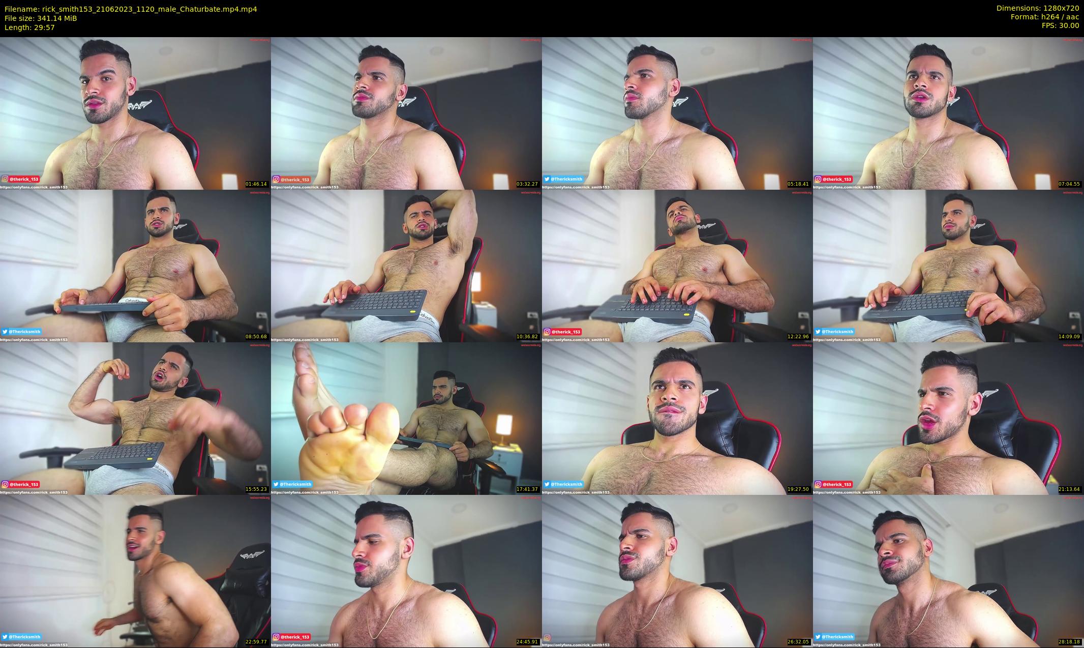 rick_smith153 — 30 minute Chaturbate male cam show recording, 720p, Jun 21, 2023