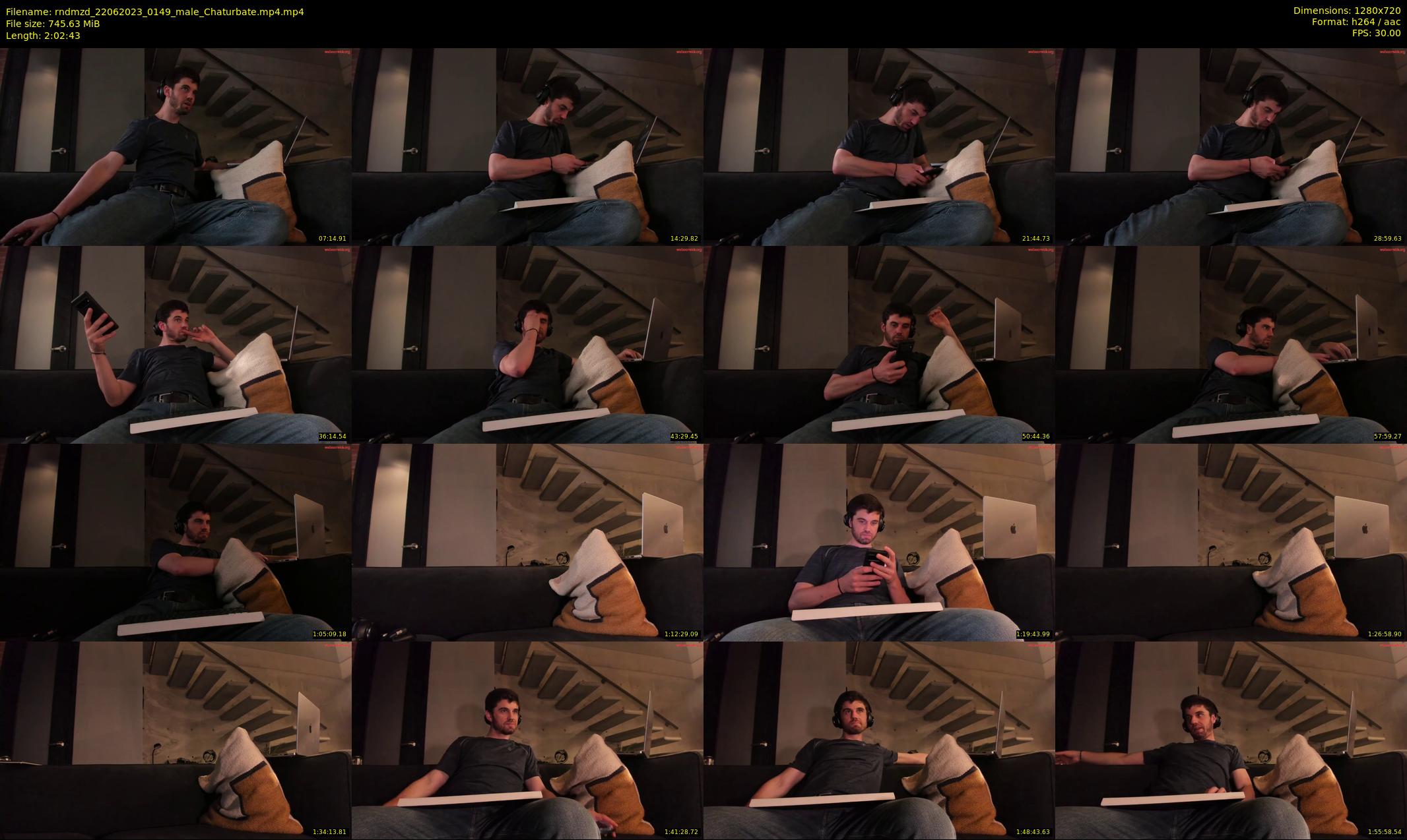 rndmzd — 123 minute Chaturbate male cam show recording, 720p, Jun 22, 2023