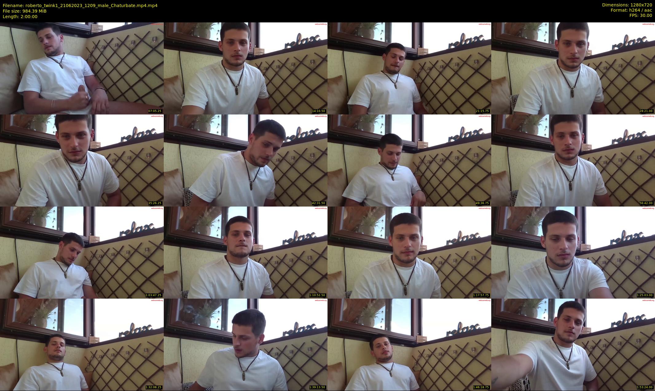 roberto_twink1 — 120 minute Chaturbate male cam show recording, 720p, Jun 21, 2023