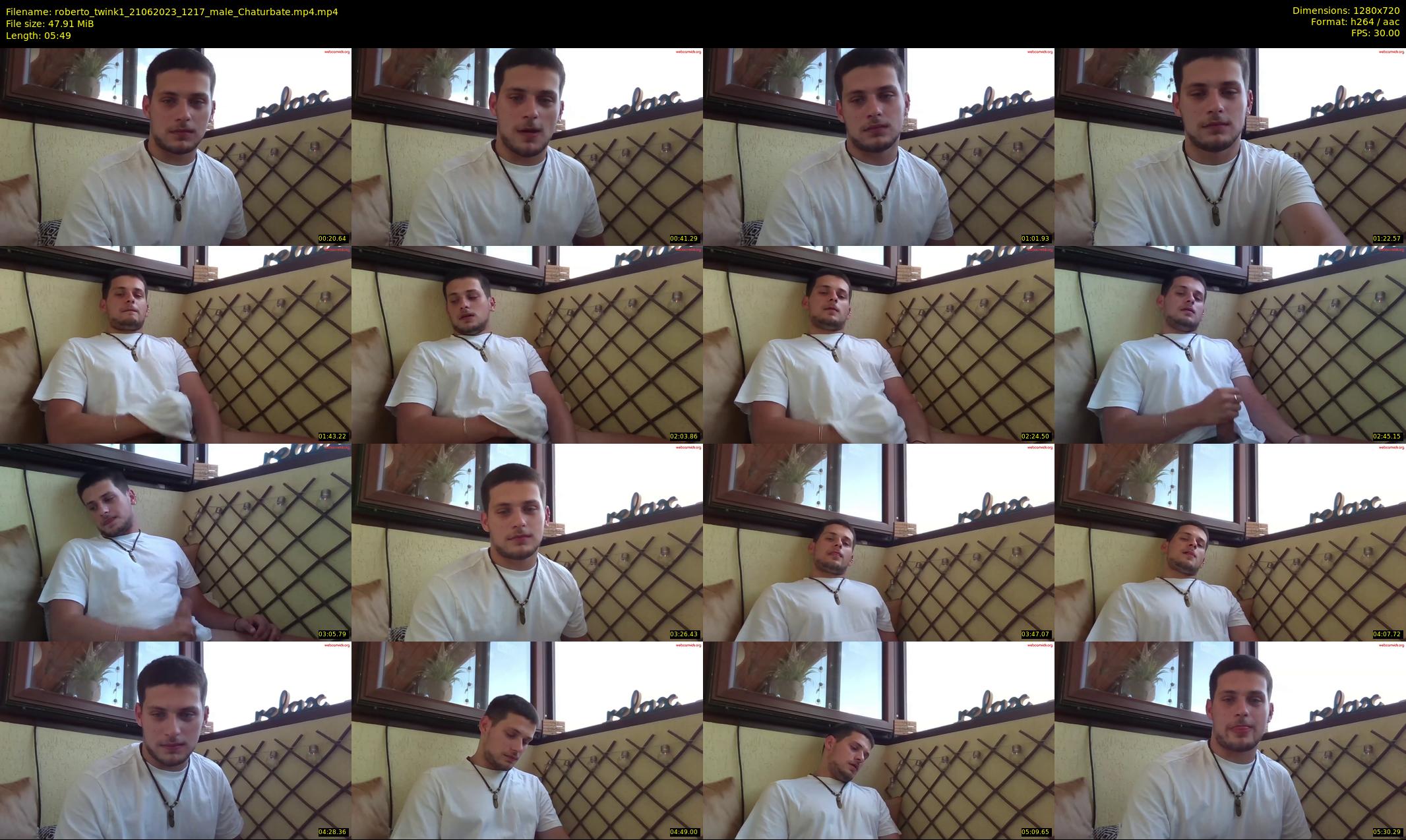 roberto_twink1 — 6 minute Chaturbate male cam show recording, 720p, Jun 21, 2023