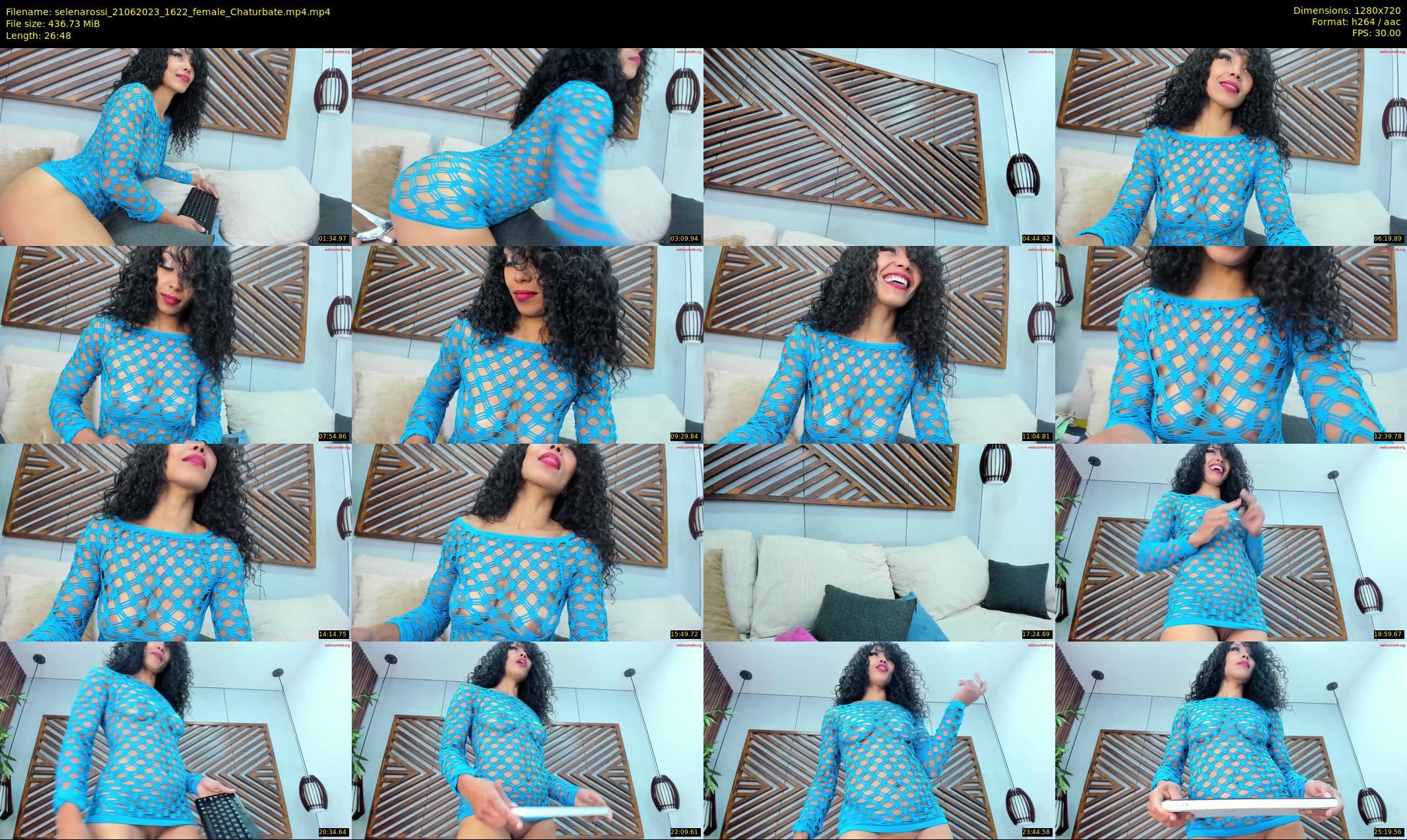 selenarossi — 27 minute Chaturbate female cam show recording, 720p, Jun 21, 2023