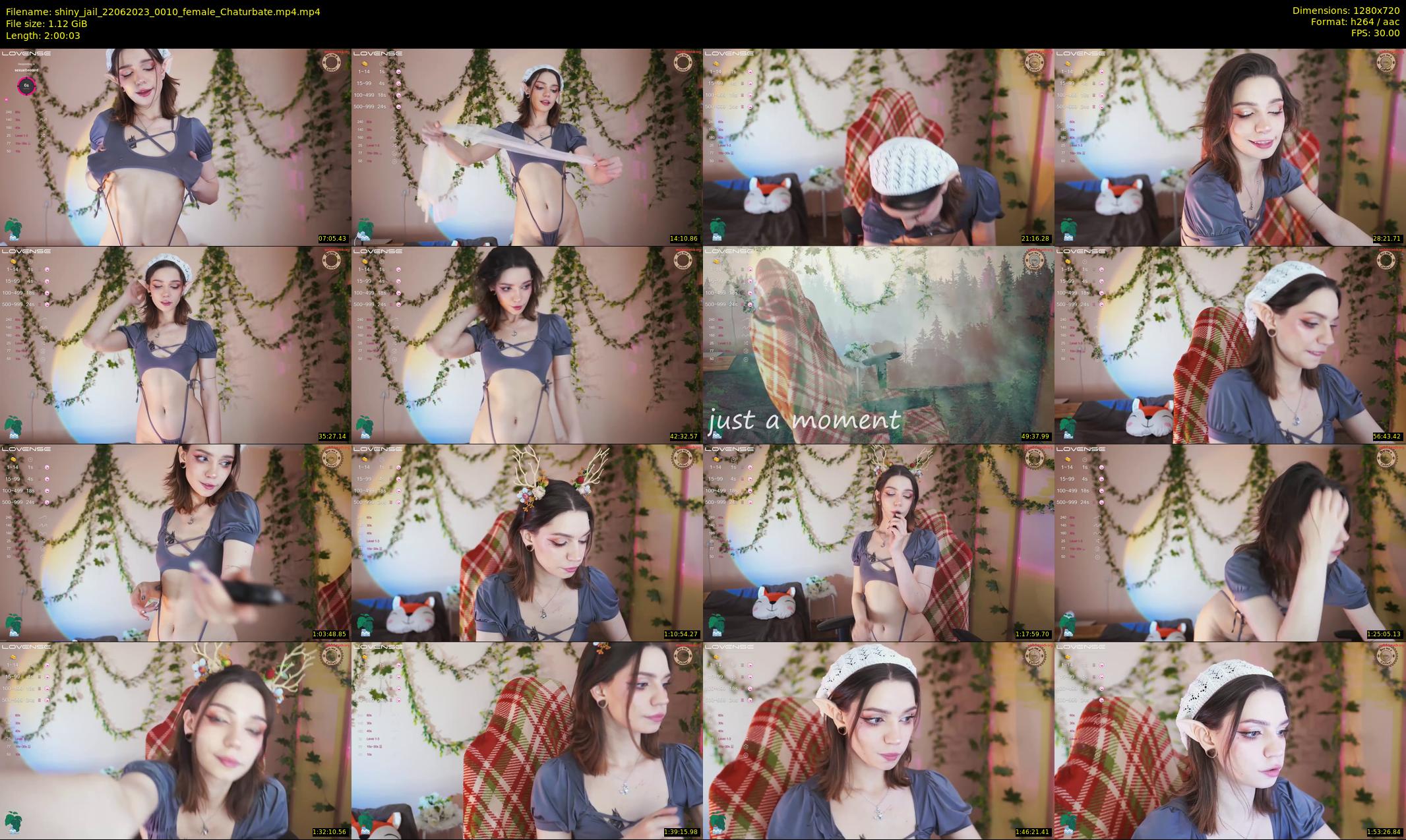 shiny_jail — 121 minute Chaturbate female cam show recording, 720p, Jun 22, 2023