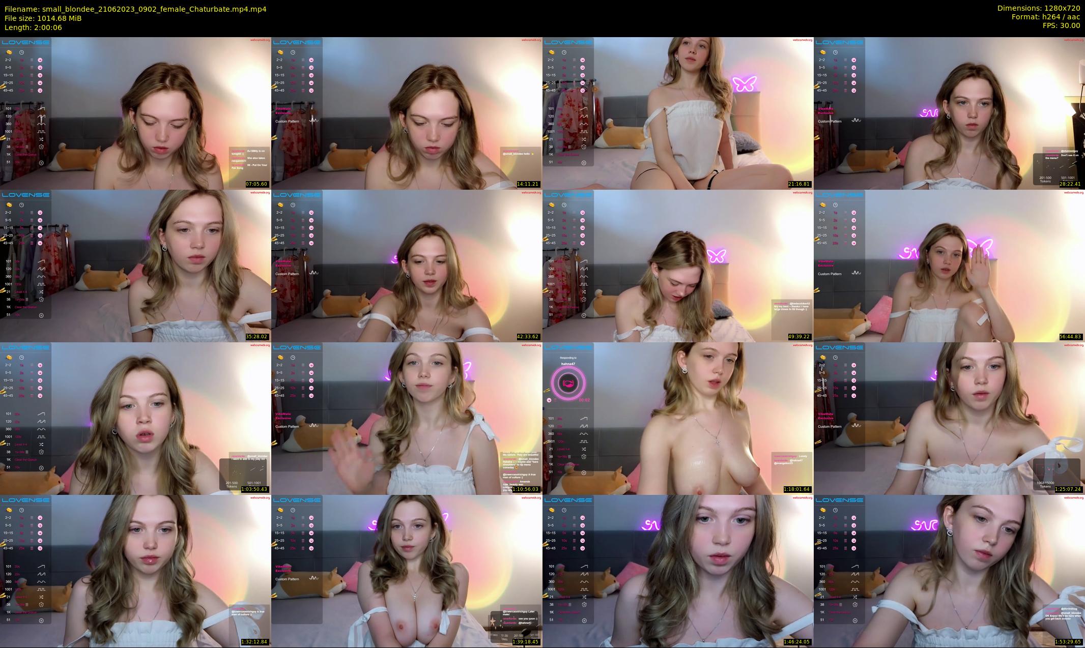 small_blondee — 121 minute Chaturbate female cam show recording, 720p, Jun 21, 2023