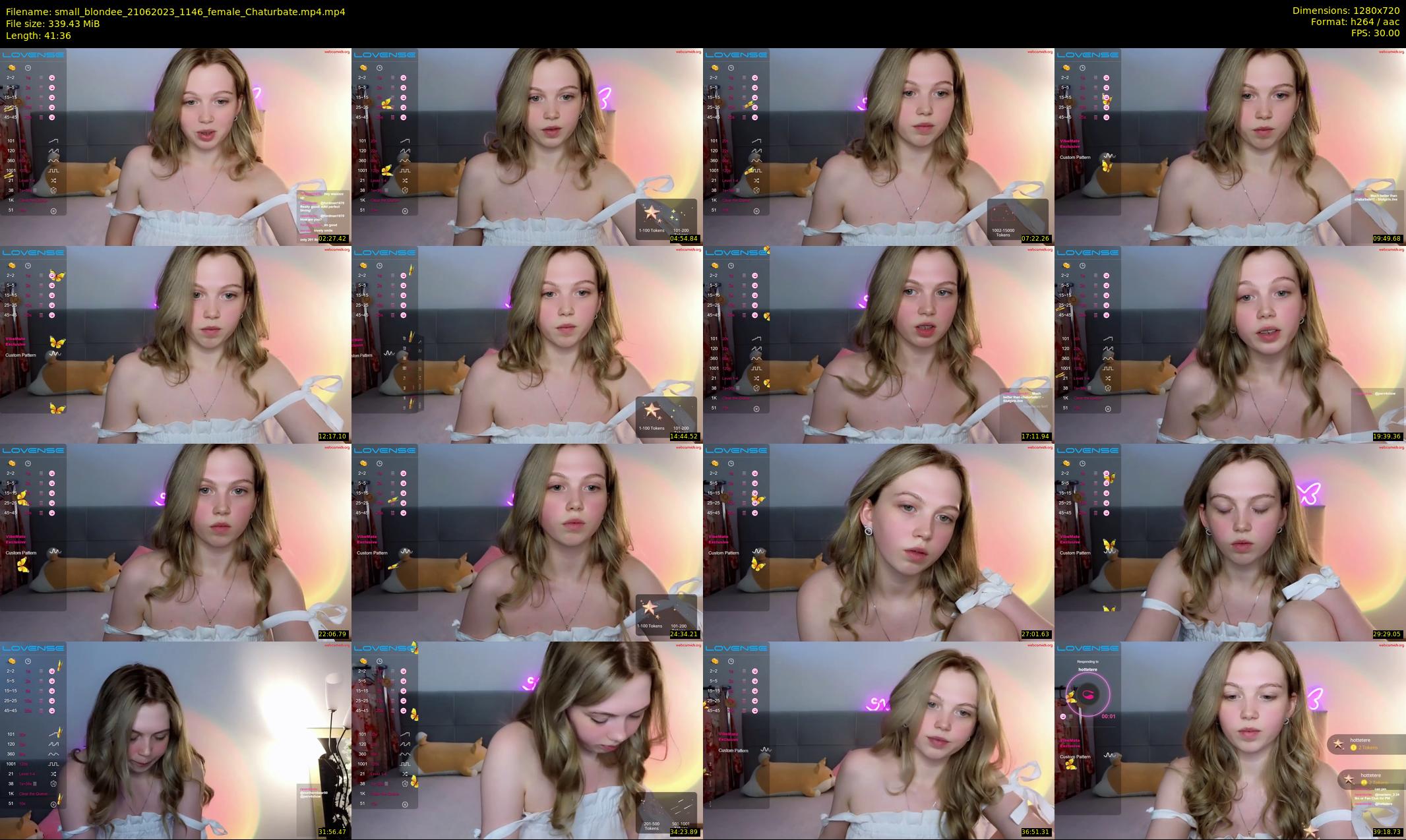small_blondee — 42 minute Chaturbate female cam show recording, 720p, Jun 21, 2023