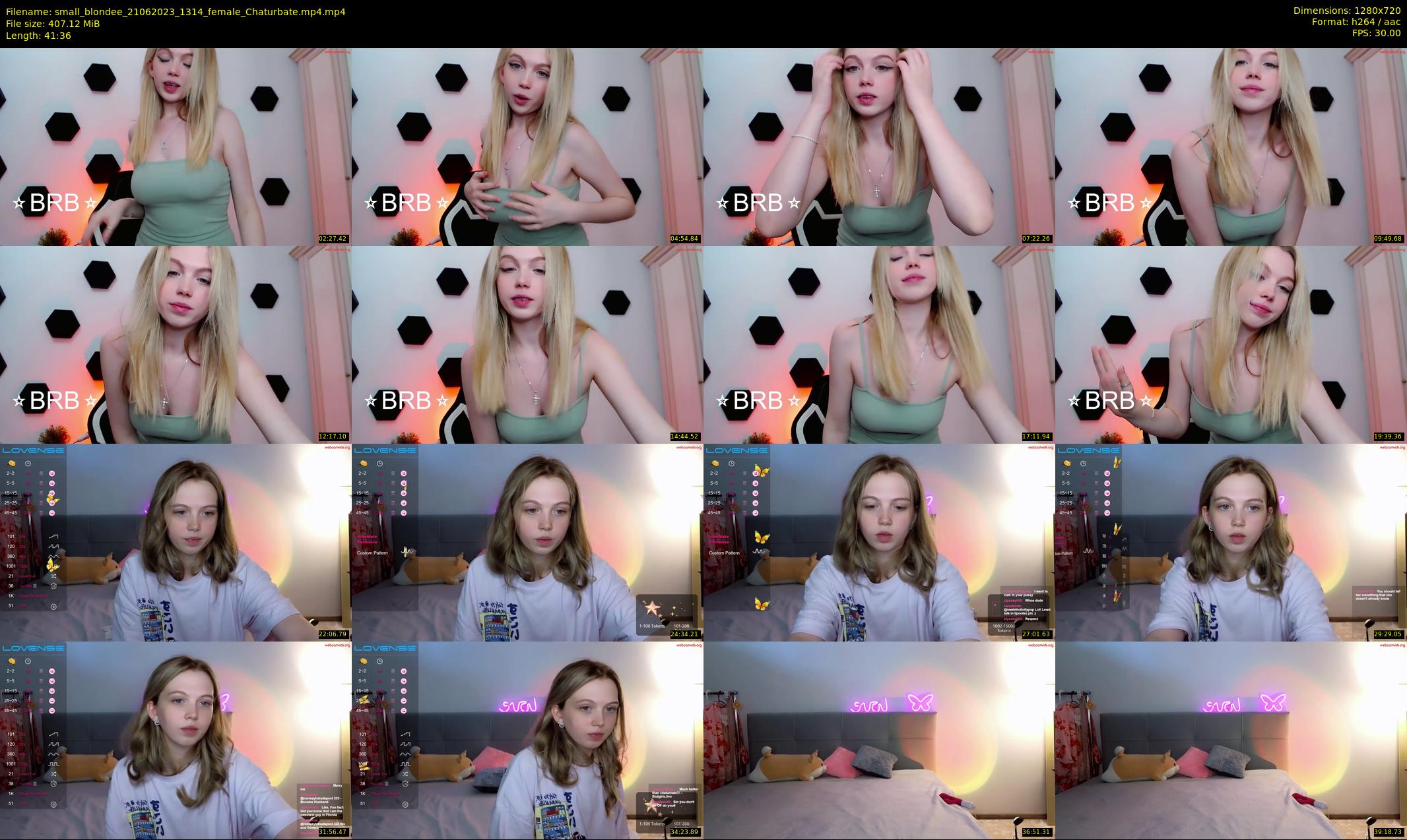 small_blondee — 42 minute Chaturbate female cam show recording, 720p, Jun 21, 2023