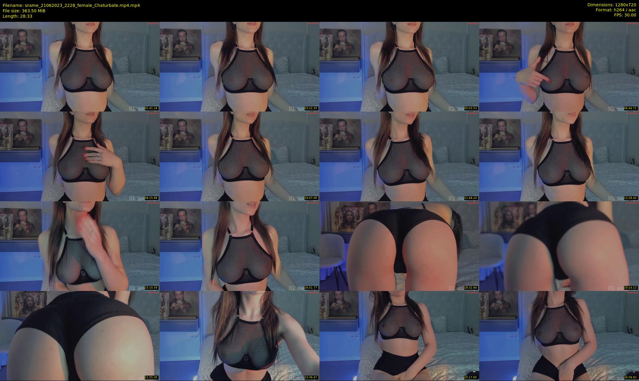 snsme — 29 minute Chaturbate female cam show recording, 720p, Jun 21, 2023