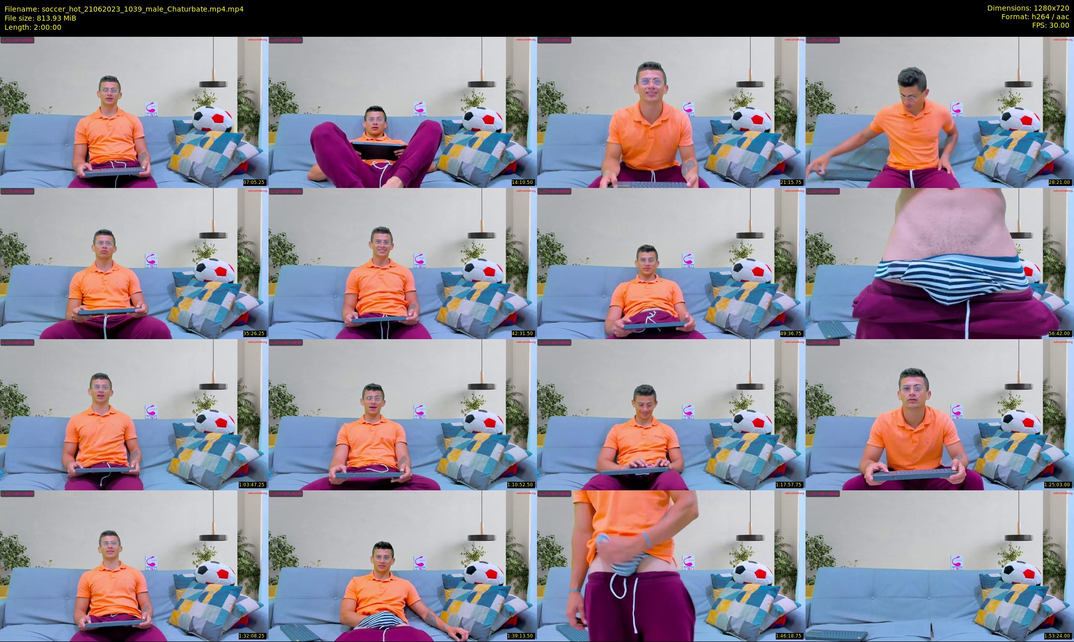 soccer_hot — 120 minute Chaturbate male cam show recording, 720p, Jun 21, 2023