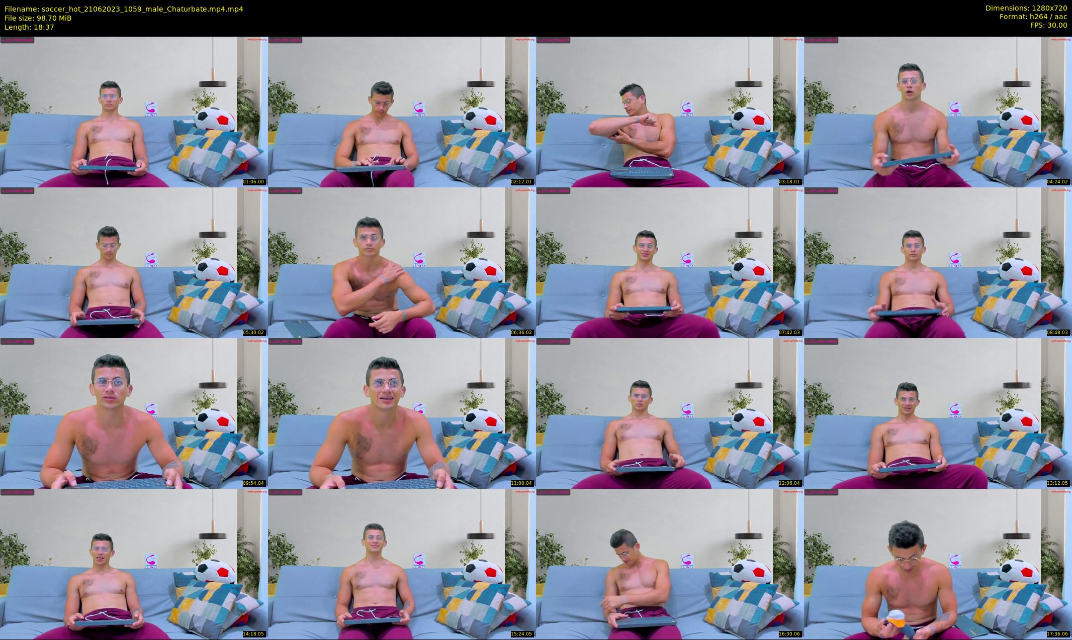 soccer_hot — 19 minute Chaturbate male cam show recording, 720p, Jun 21, 2023