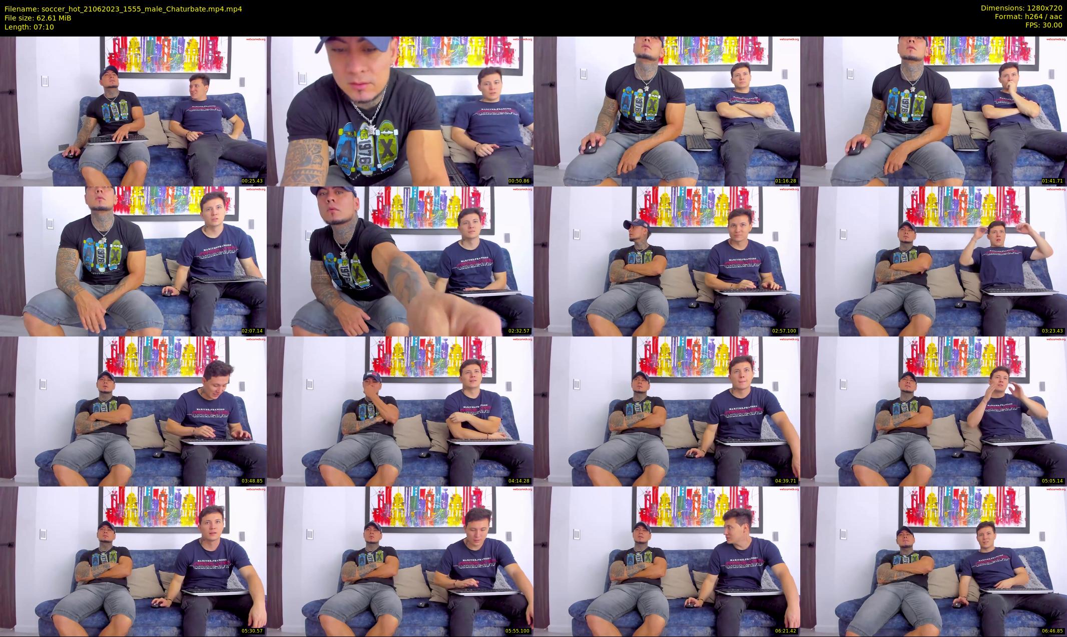 soccer_hot — 8 minute Chaturbate male cam show recording, 720p, Jun 21, 2023
