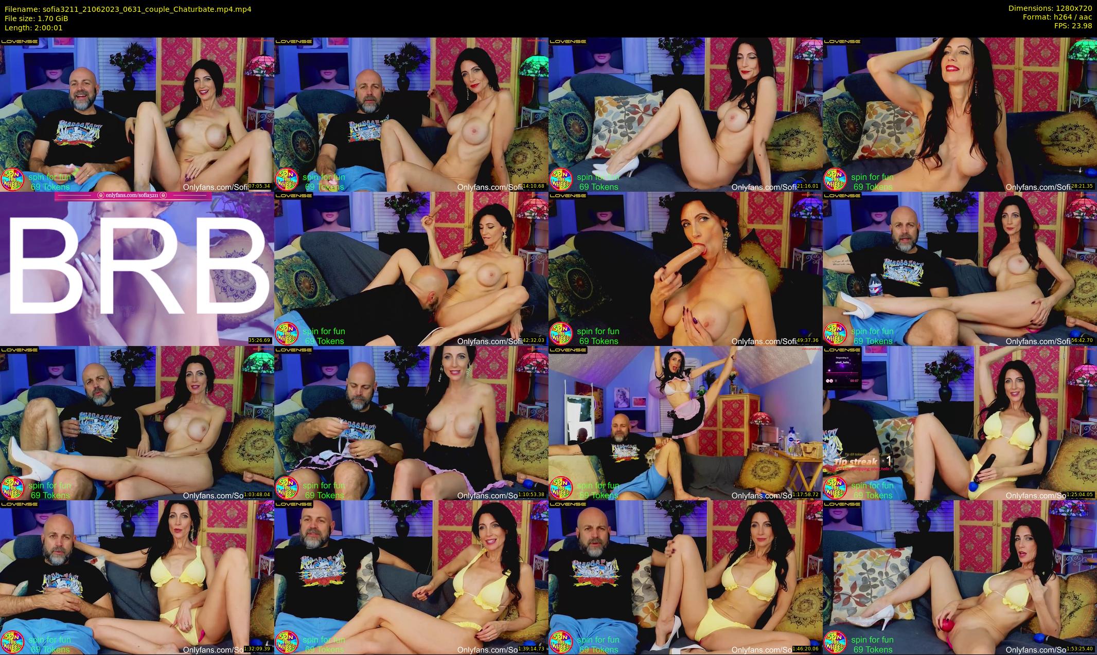 sofia3211 — 121 minute Chaturbate couple cam show recording, 720p, Jun 21, 2023