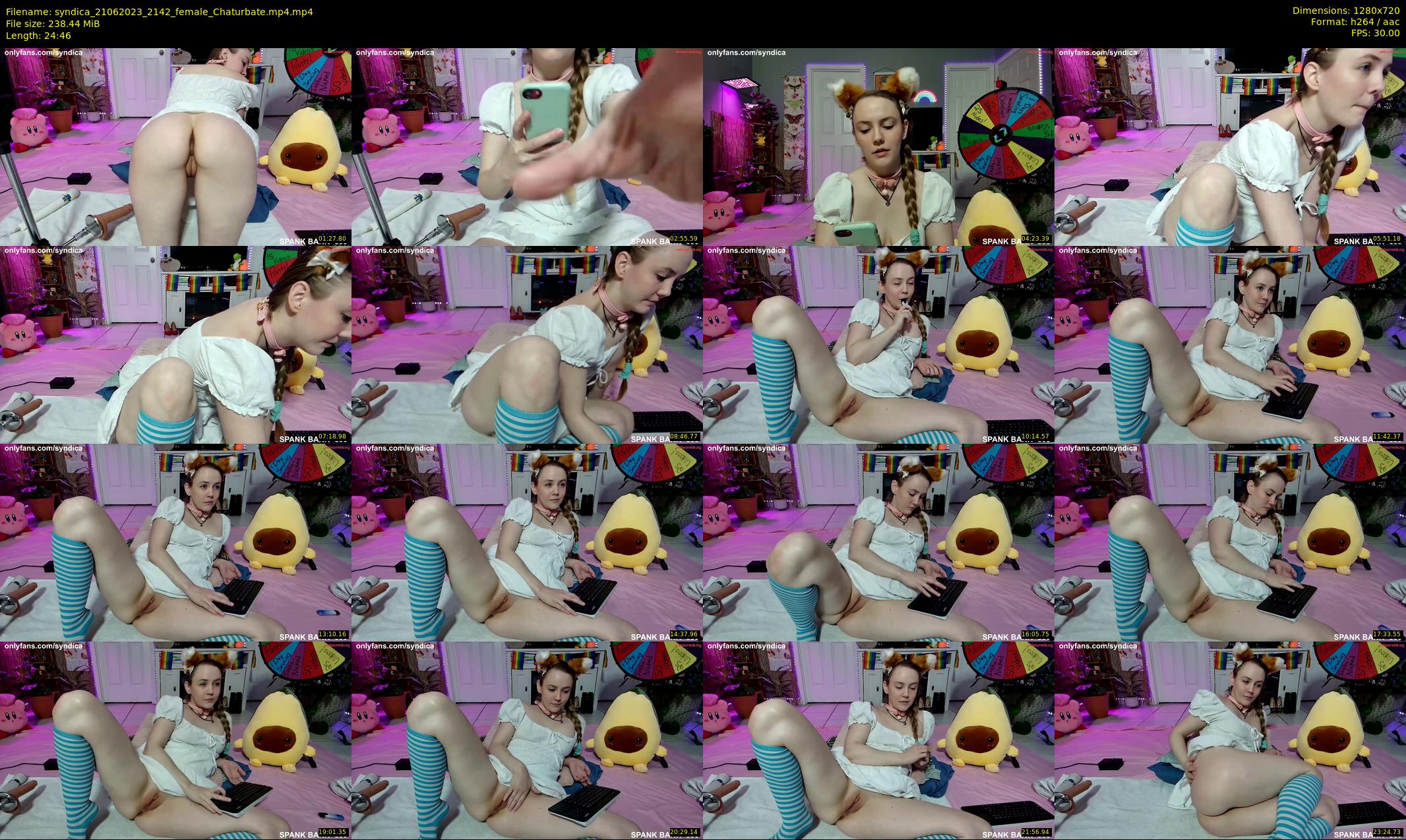 syndica — 25 minute Chaturbate female cam show recording, 720p, Jun 21, 2023