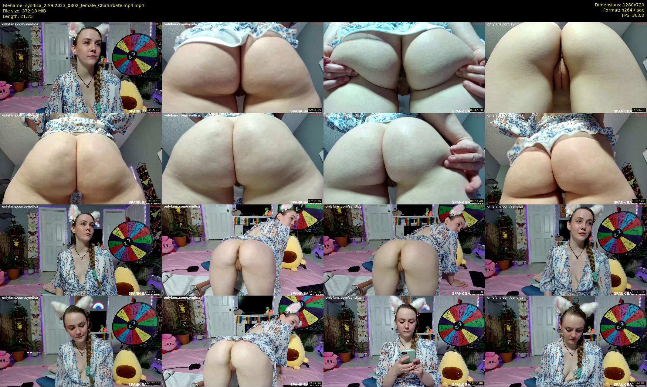 syndica — 22 minute Chaturbate female cam show recording, 720p, Jun 22, 2023
