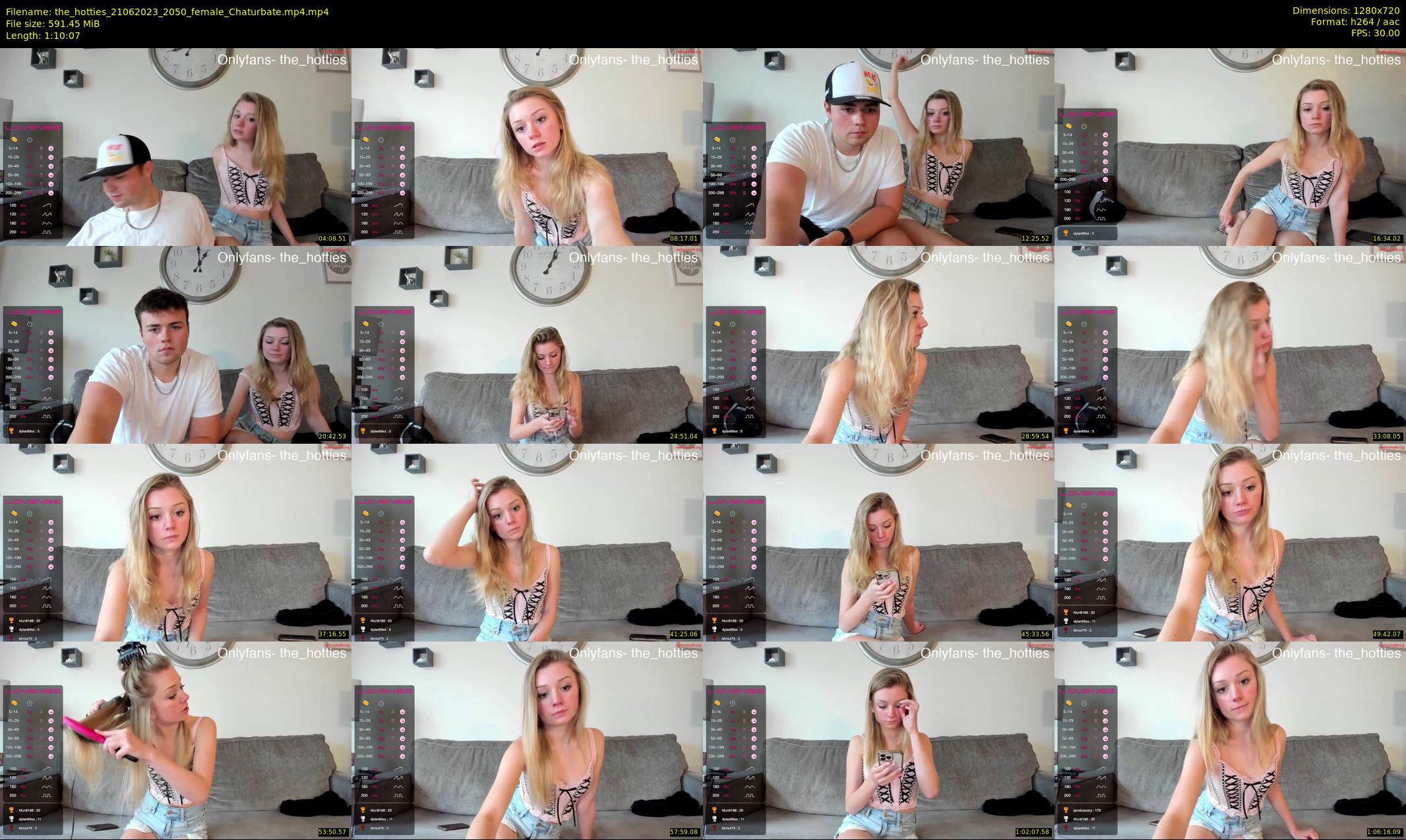 the_hotties — 71 minute Chaturbate couple cam show recording, 720p, Jun 21, 2023