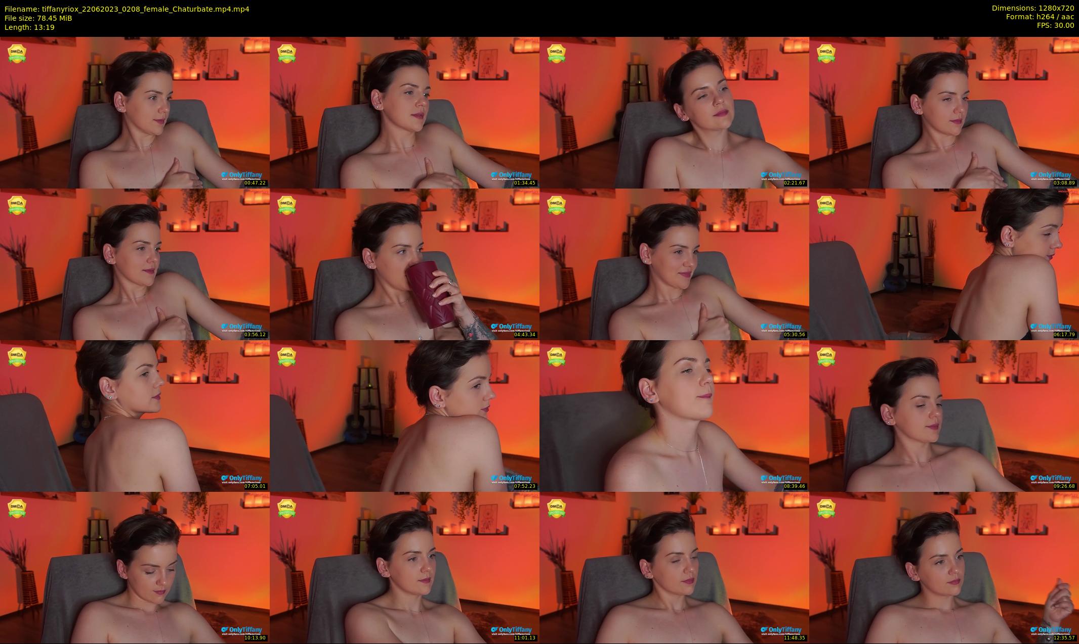 tiffanyriox — 14 minute Chaturbate female cam show recording, 720p, Jun 22, 2023