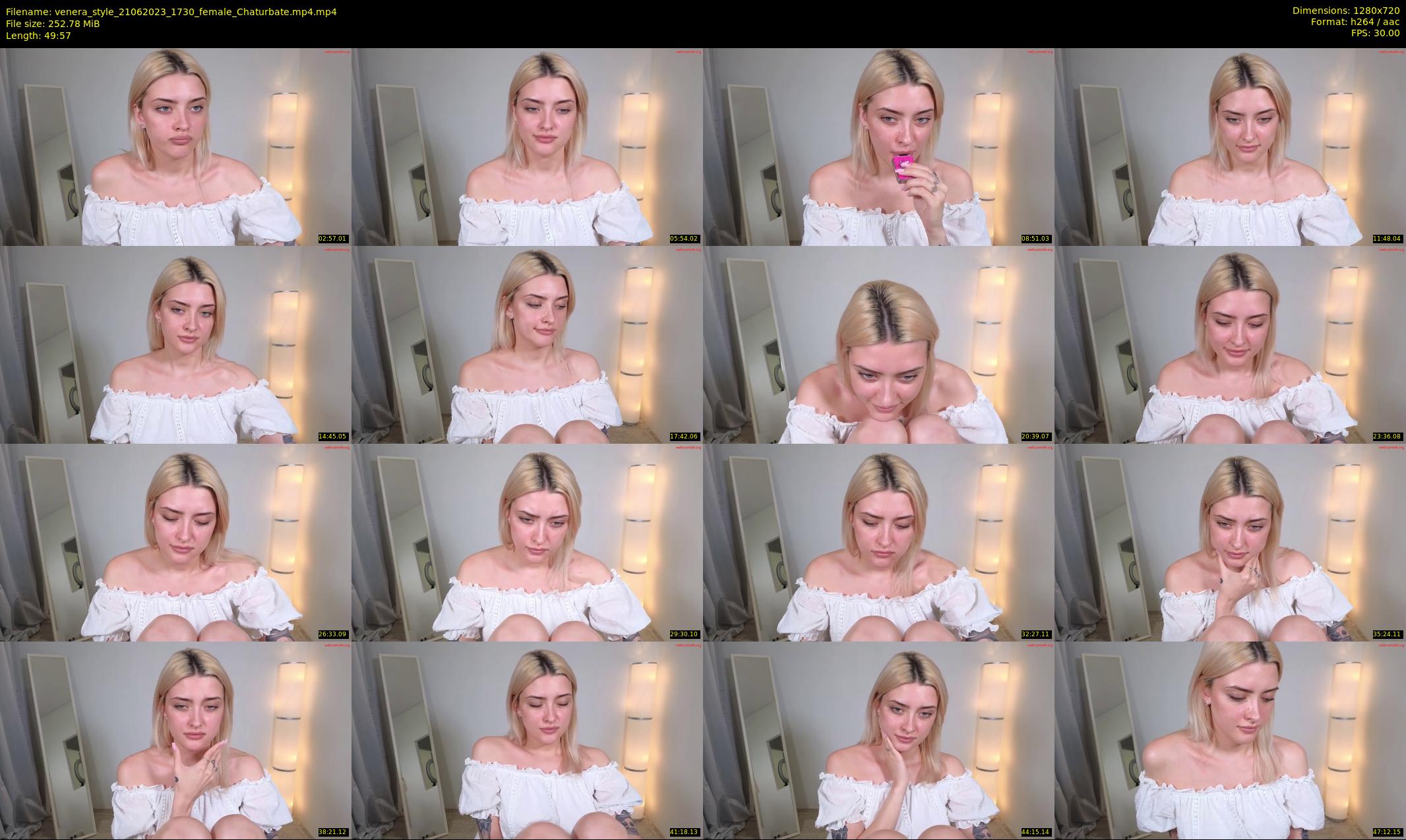 venera_style — 50 minute Chaturbate female cam show recording, 720p, Jun 21, 2023