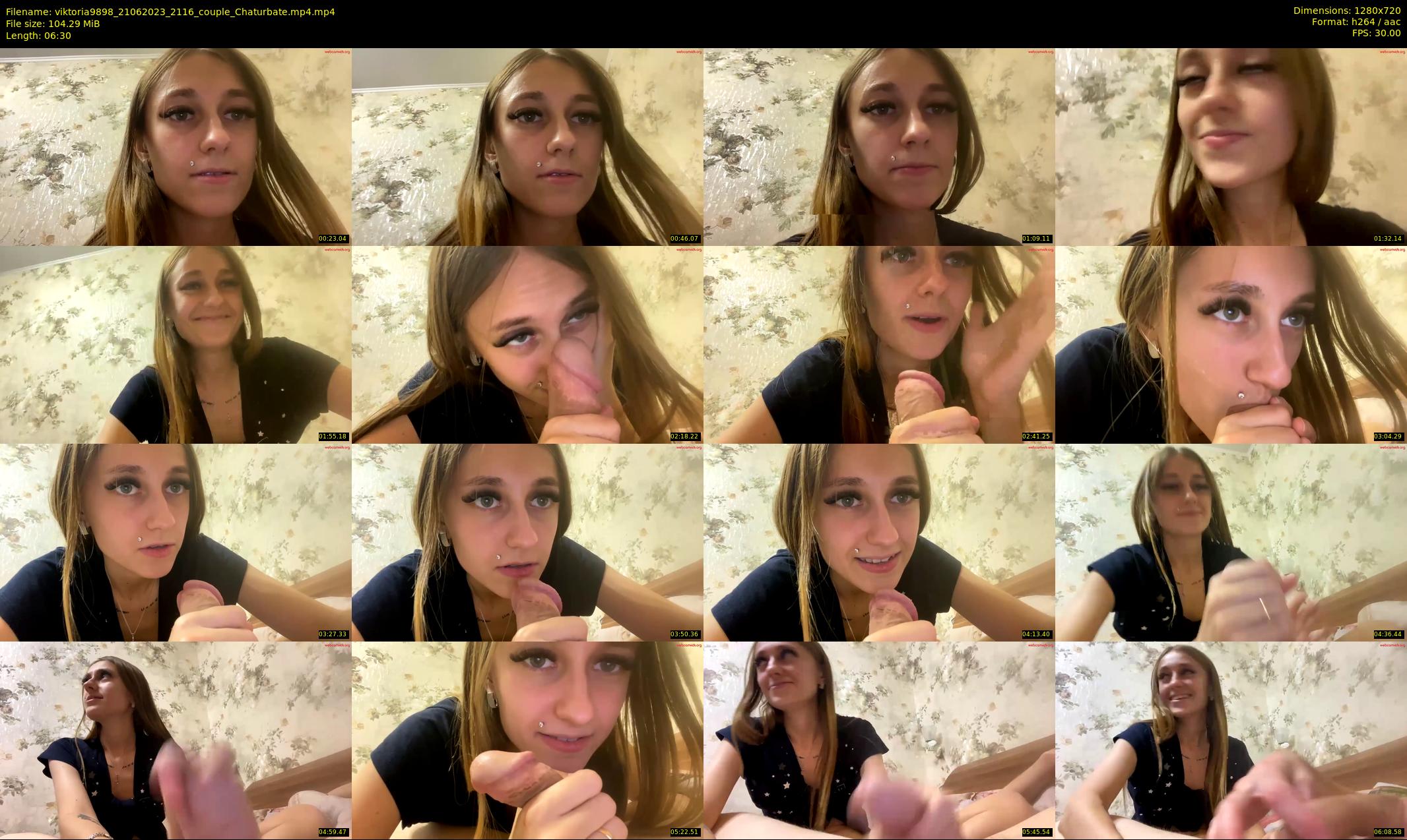 viktoria9898 — 7 minute Chaturbate couple cam show recording, 720p, Jun 21, 2023