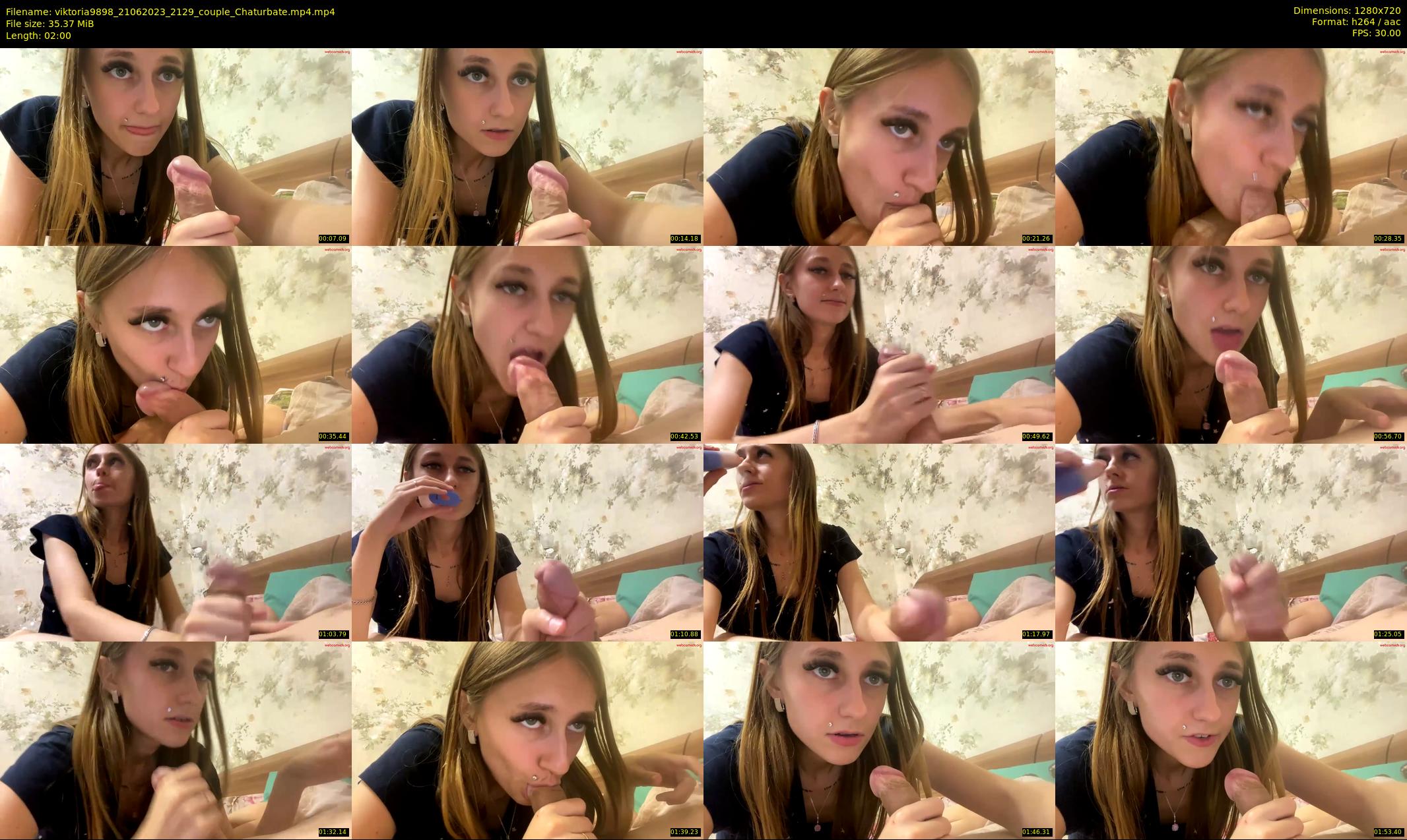 viktoria9898 — 2 minute Chaturbate couple cam show recording, 720p, Jun 21, 2023