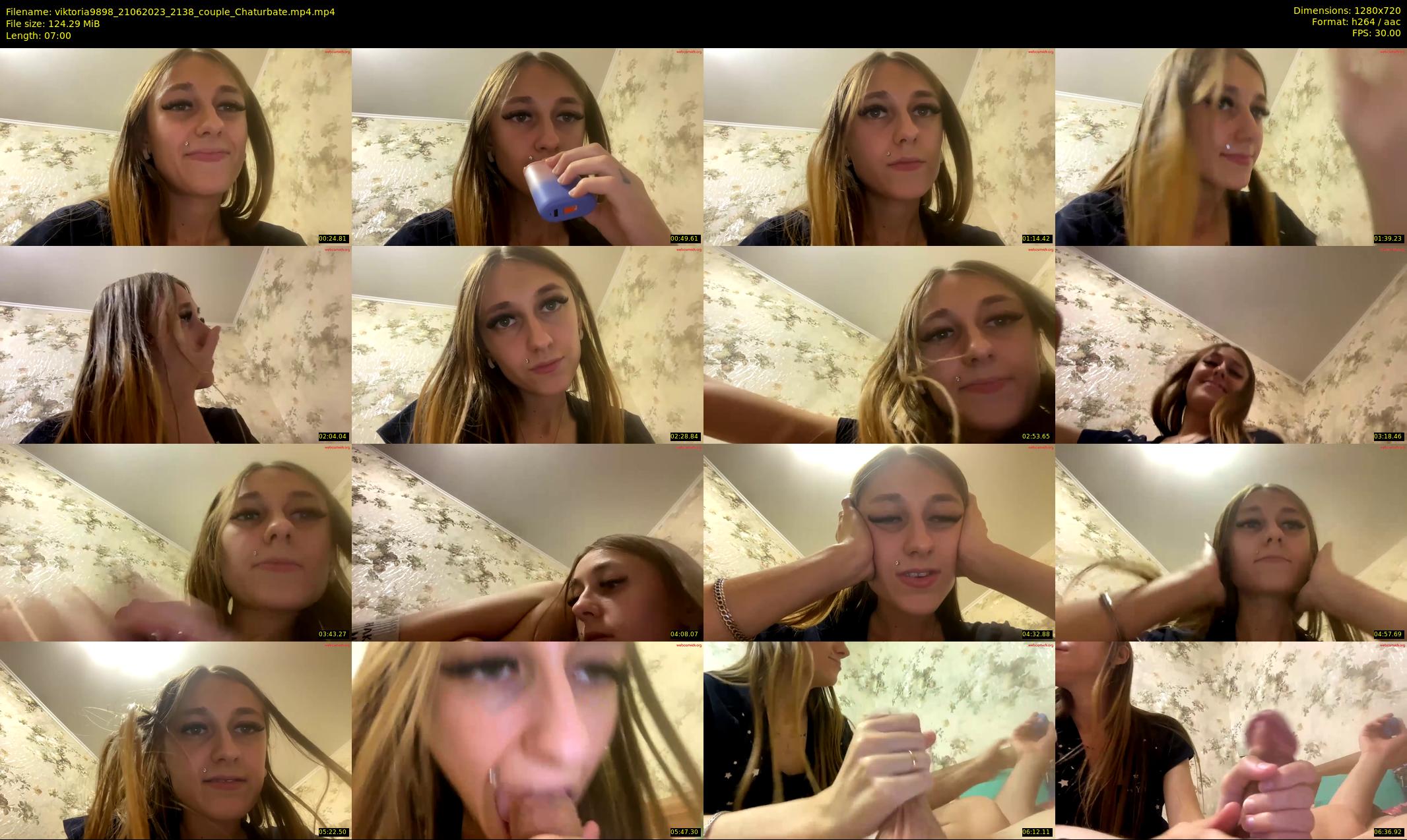 viktoria9898 — 7 minute Chaturbate couple cam show recording, 720p, Jun 21, 2023