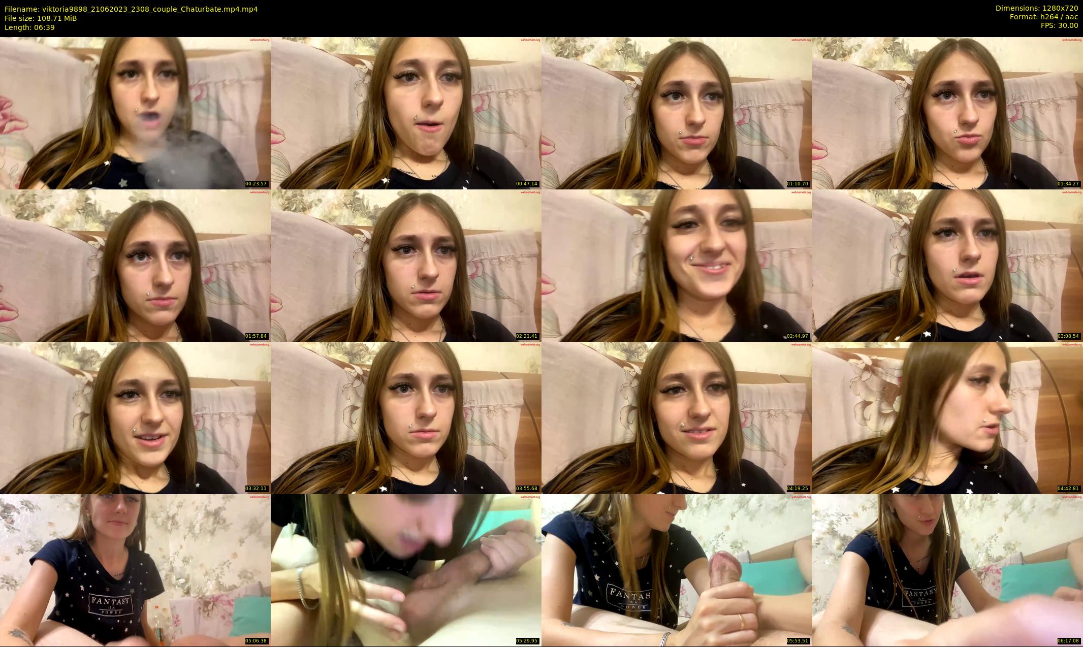 viktoria9898 — 7 minute Chaturbate couple cam show recording, 720p, Jun 21, 2023