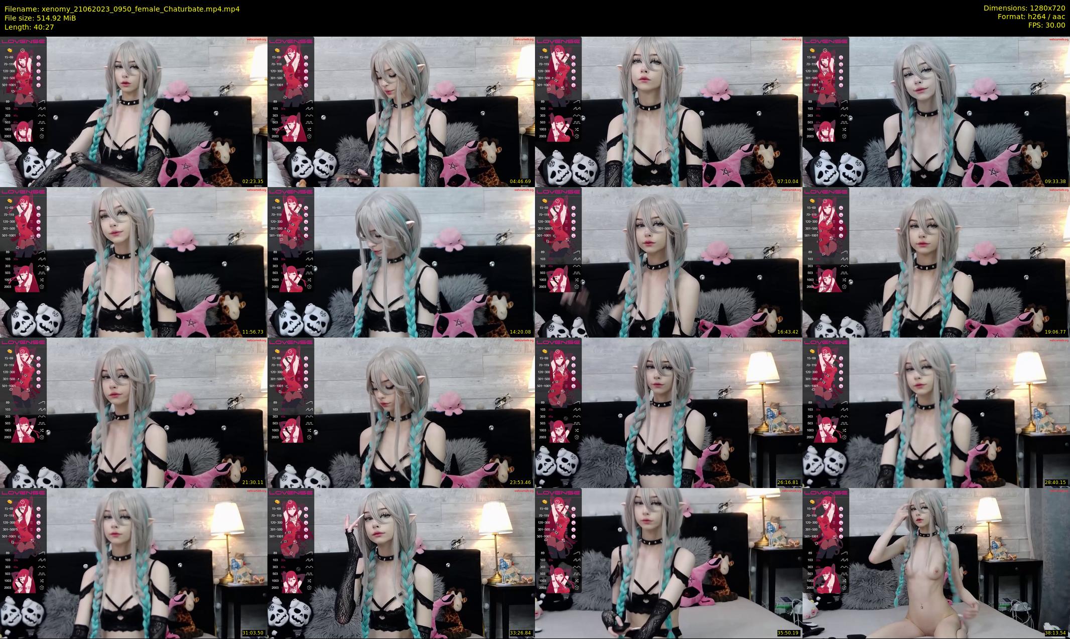 xenomy — 41 minute Chaturbate female cam show recording, 720p, Jun 21, 2023