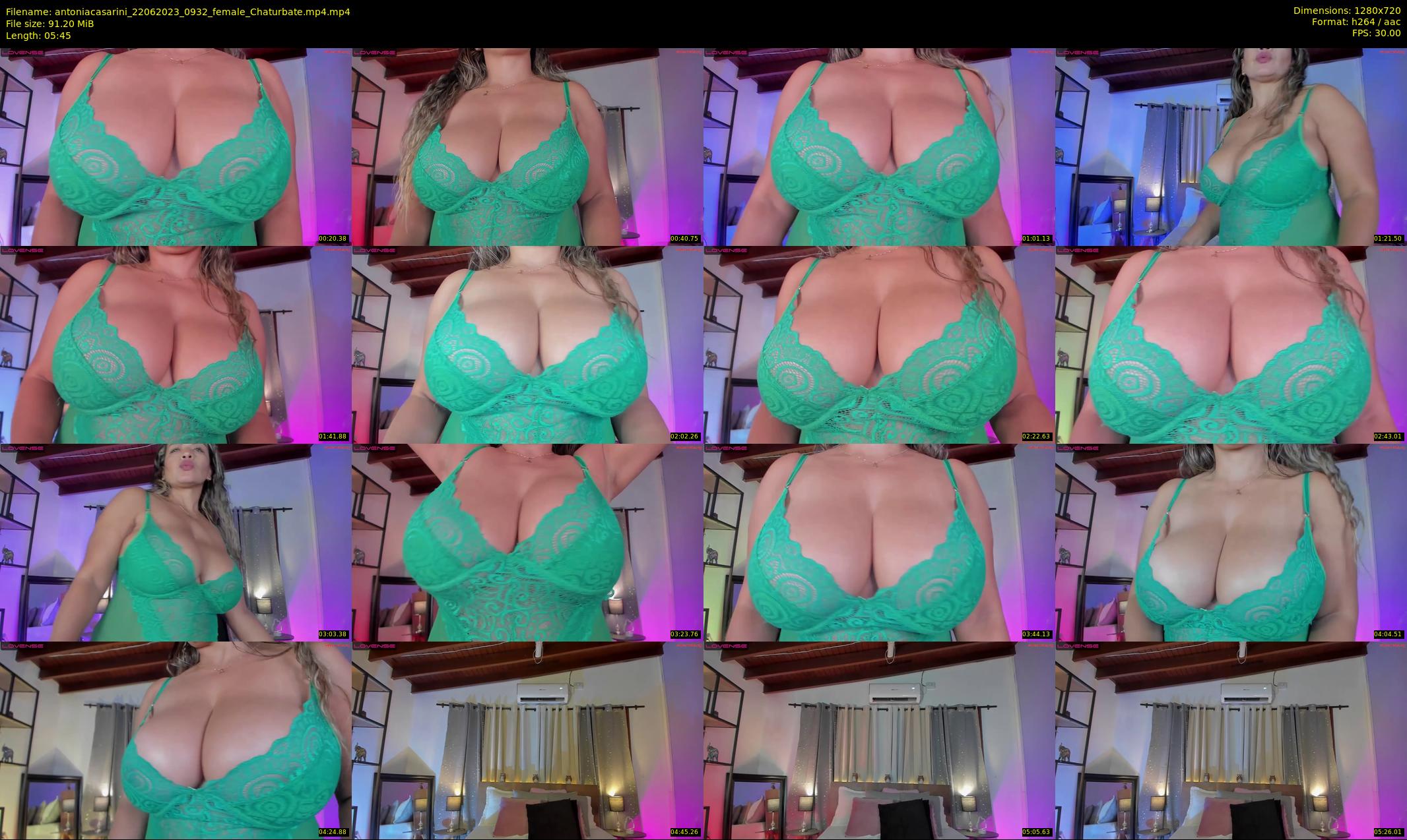antoniacasarini — 6 minute Chaturbate female cam show recording, 720p, Jun 22, 2023