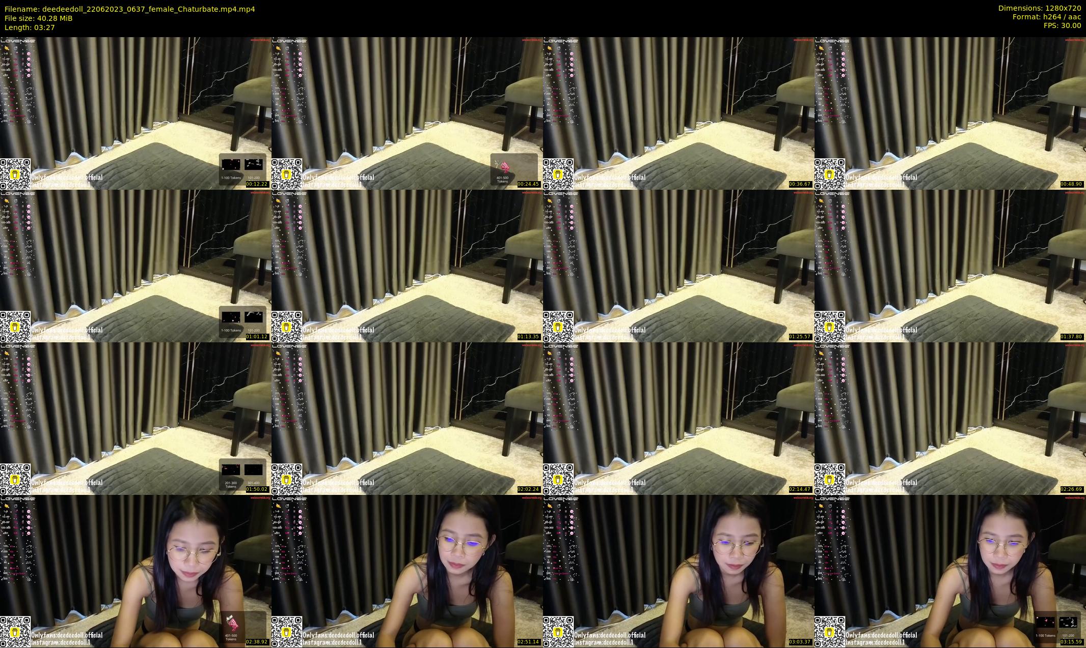 deedeedoll — 4 minute Chaturbate female cam show recording, 720p, Jun 22, 2023