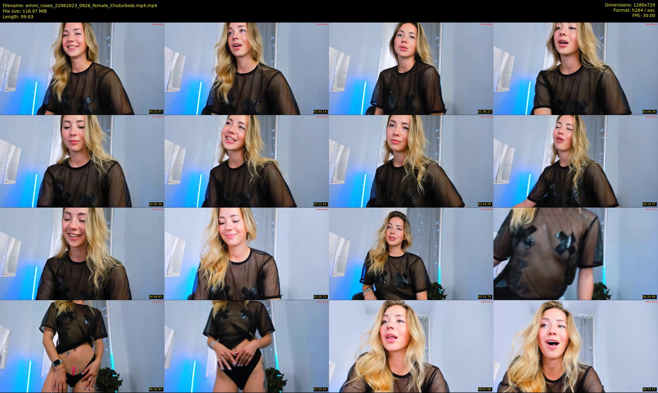 emmi_rosee — 10 minute Chaturbate female cam show recording, 720p, Jun 22, 2023