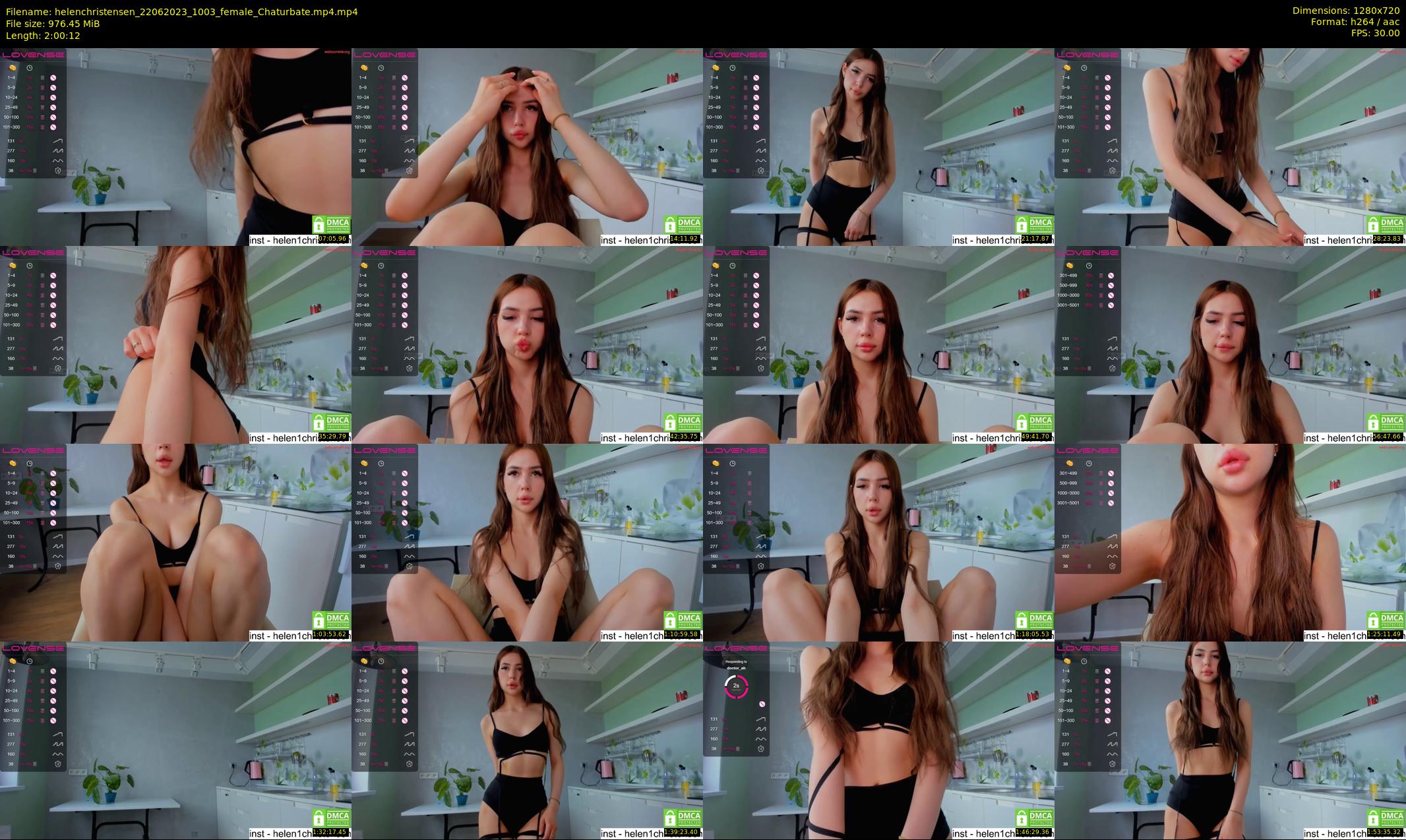 helenchristensen — 121 minute Chaturbate female cam show recording, 720p, Jun 22, 2023