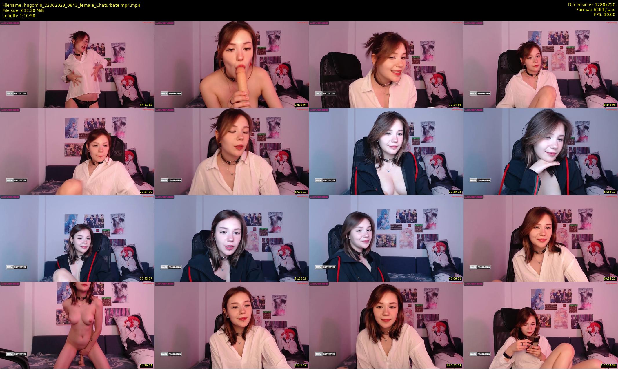 hugomin — 71 minute Chaturbate female cam show recording, 720p, Jun 22, 2023