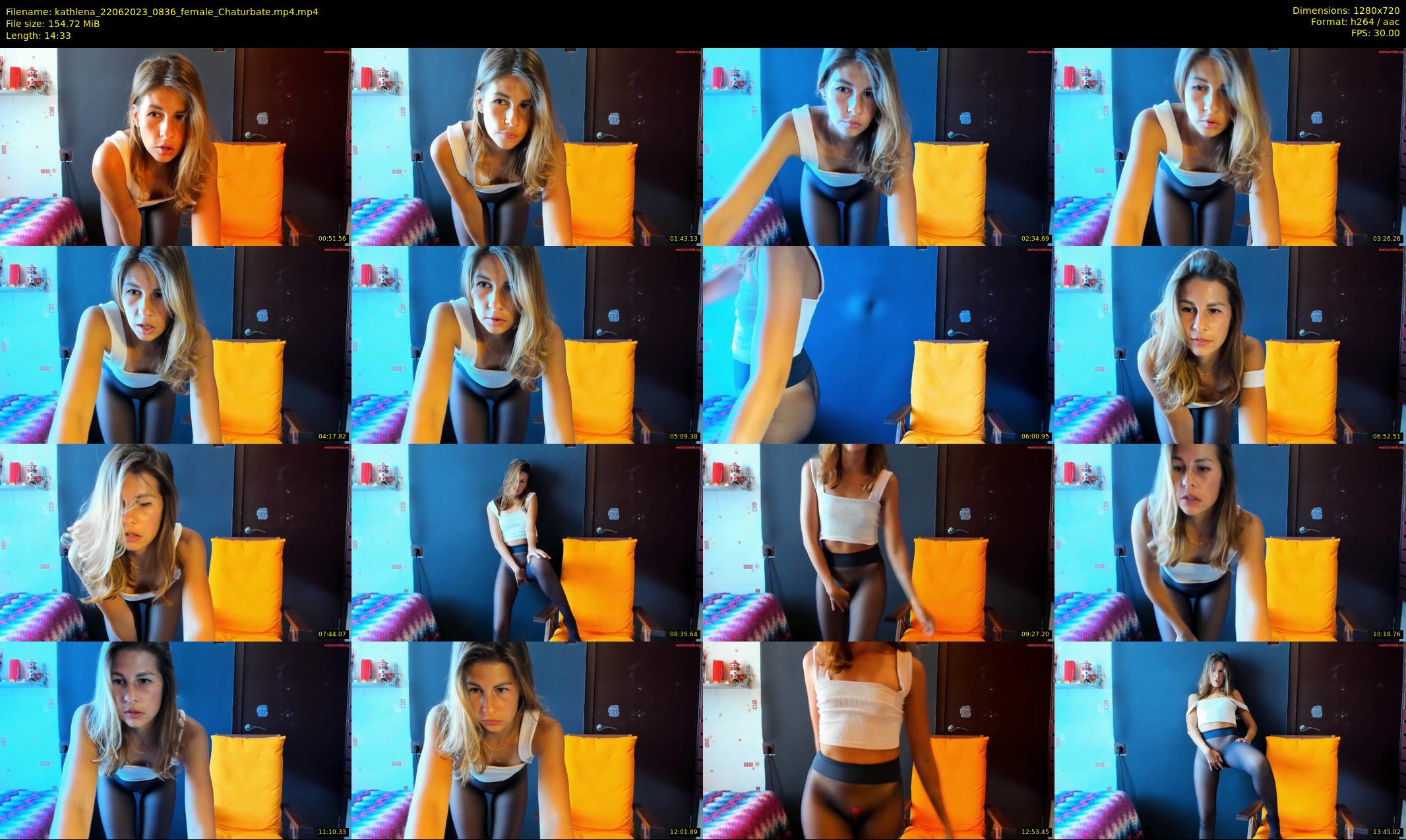 kathlena — 15 minute Chaturbate female cam show recording, 720p, Jun 22, 2023