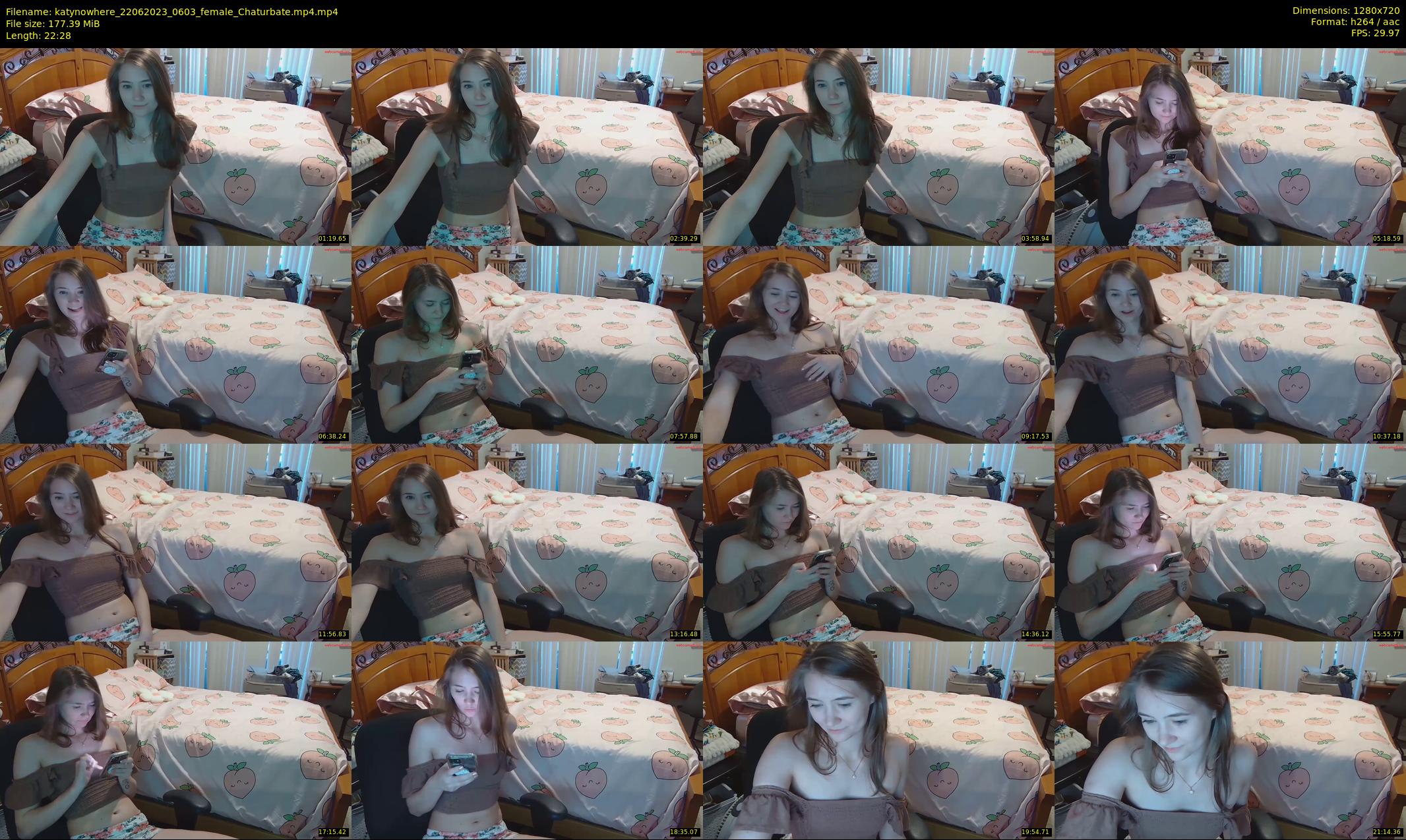 katynowhere — 23 minute Chaturbate female cam show recording, 720p, Jun 22, 2023