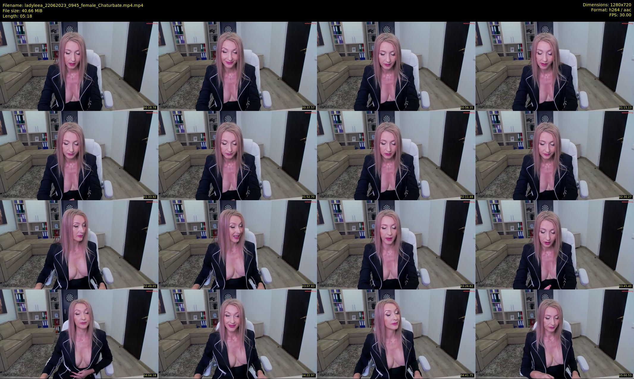 ladyleea — 6 minute Chaturbate female cam show recording, 720p, Jun 22, 2023
