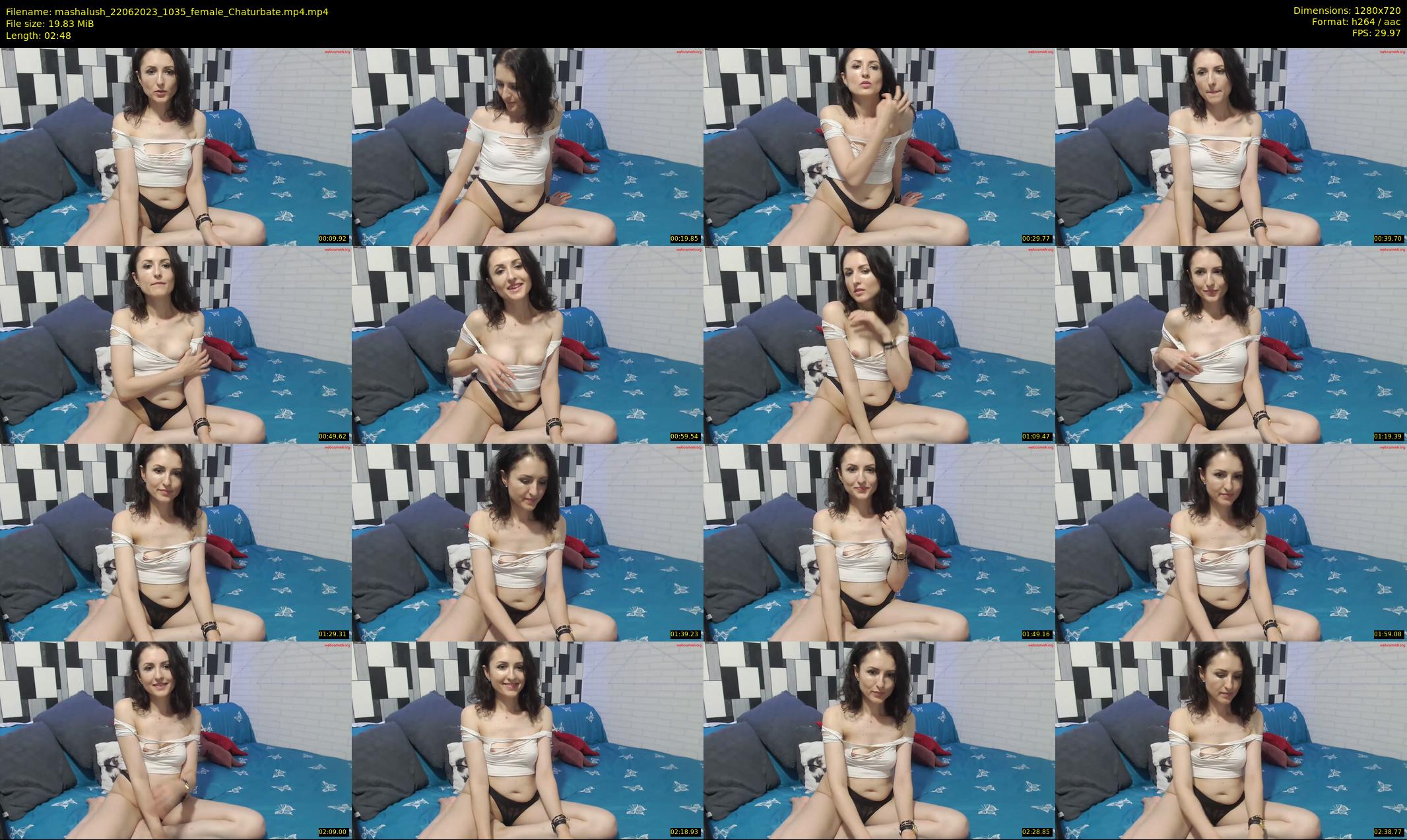 mashalush — 3 minute Chaturbate female cam show recording, 720p, Jun 22, 2023