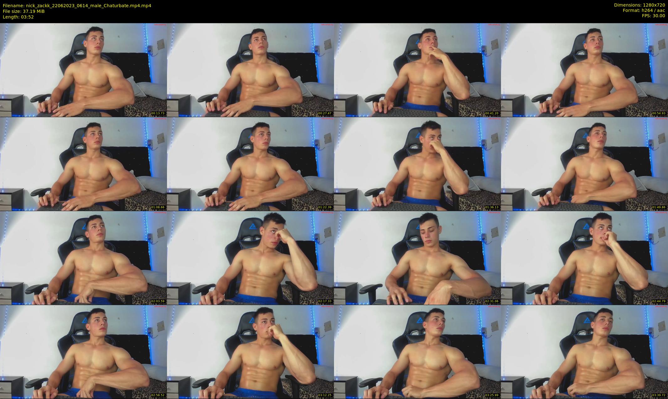 nick_zackk — 4 minute Chaturbate male cam show recording, 720p, Jun 22, 2023
