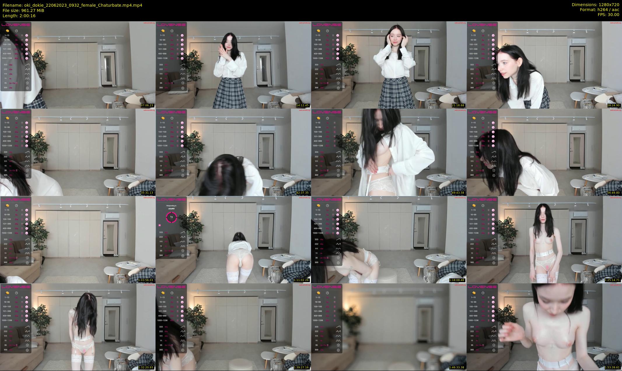oki_dokie — 121 minute Chaturbate female cam show recording, 720p, Jun 22, 2023