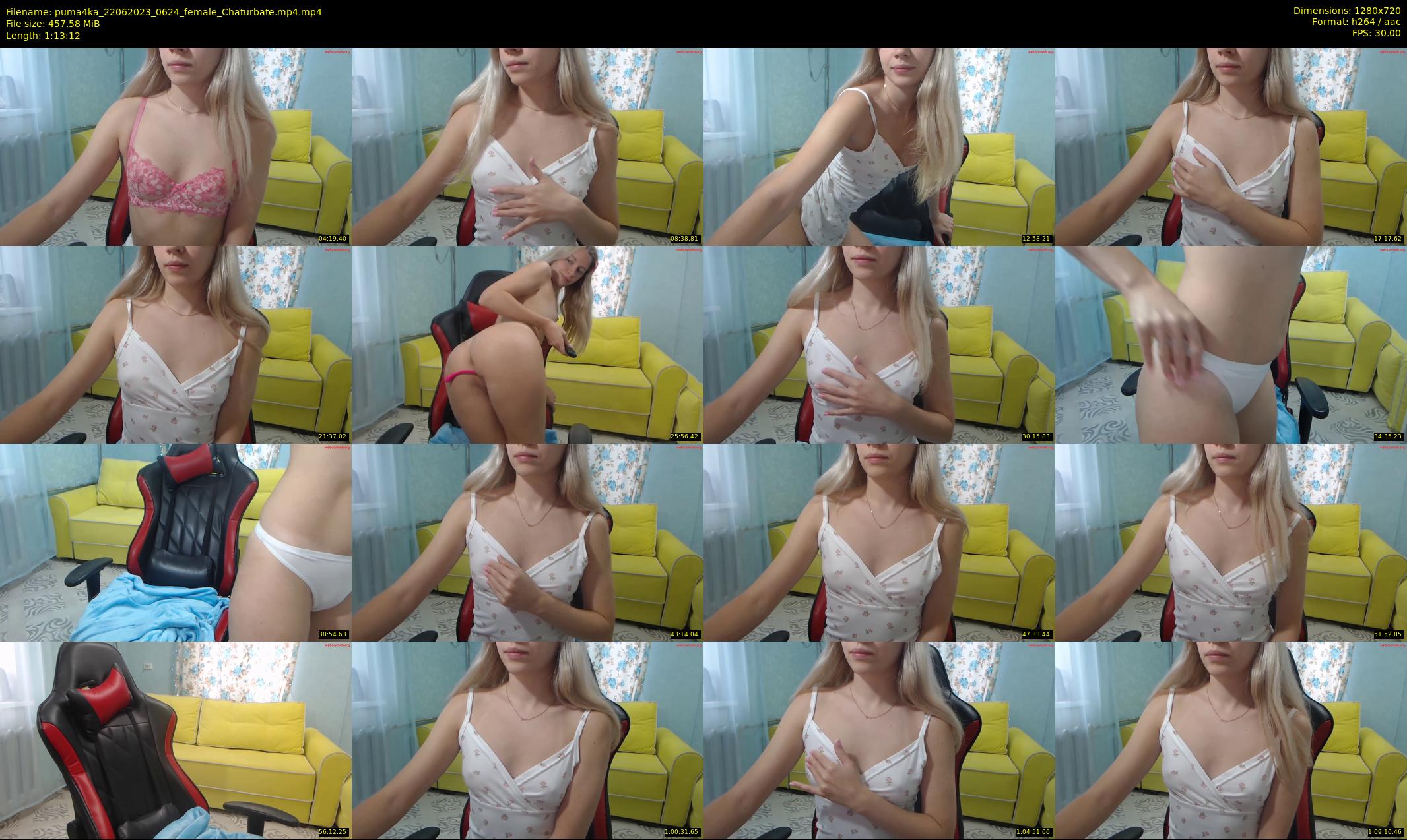 puma4ka — 74 minute Chaturbate female cam show recording, 720p, Jun 22, 2023