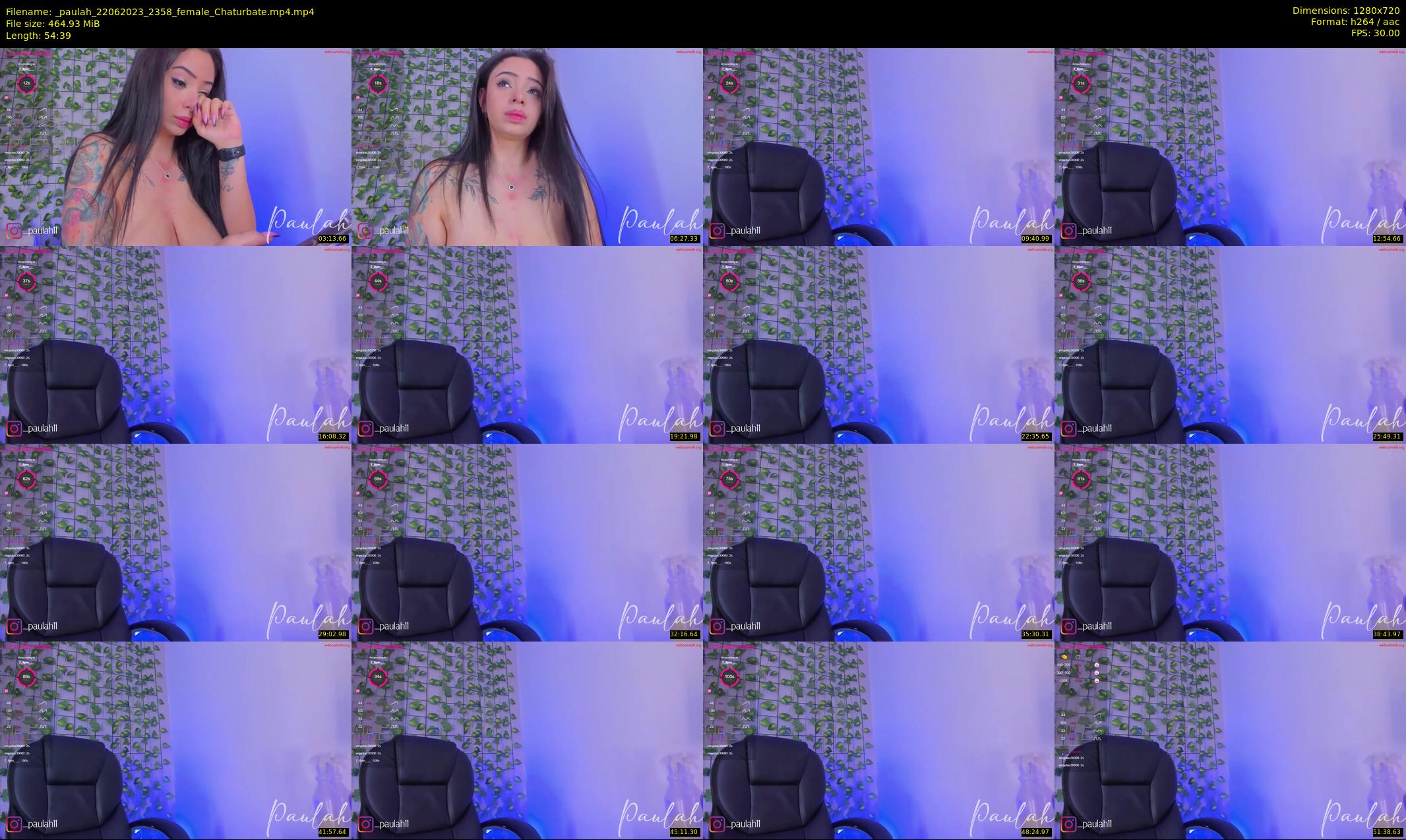 _paulah — 55 minute Chaturbate female cam show recording, 720p, Jun 22, 2023
