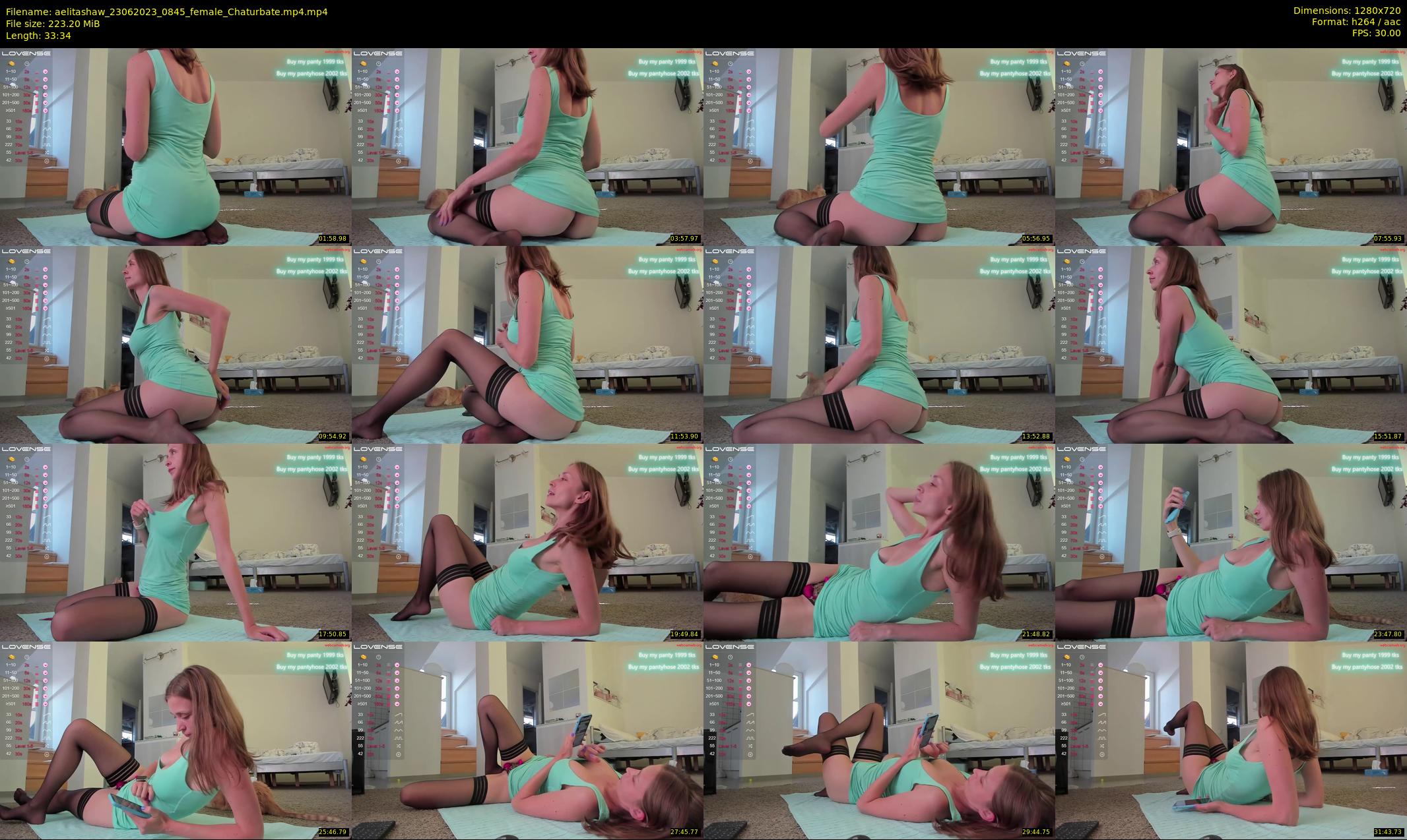 aelitashaw — 34 minute Chaturbate female cam show recording, 720p, Jun 23, 2023